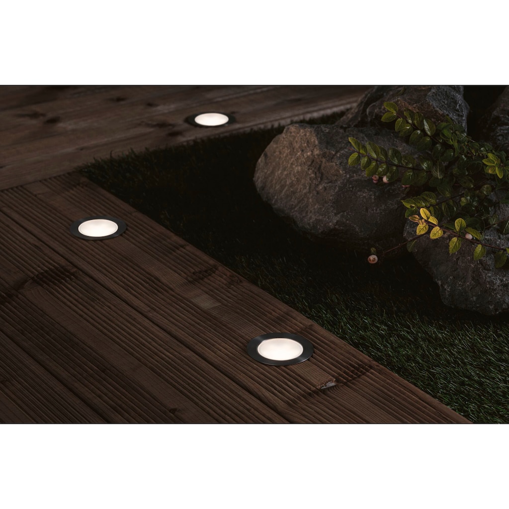 Paulmann LED Gartenleuchte »Outdoor Plug & Shine Einbauleuchte Floor RGBW IP67 ZigBee«, 1 flammig-flammig