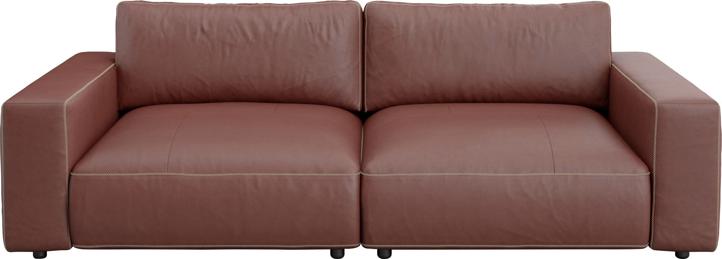 Musterring Big-Sofa "LUCIA Mega Sofa, hoher Sitzkomfort, Breite 252cm, Kontrastnaht" in vielen Qualitäten und 4 unterschiedlichen Nähten, 2,5-Sitzer