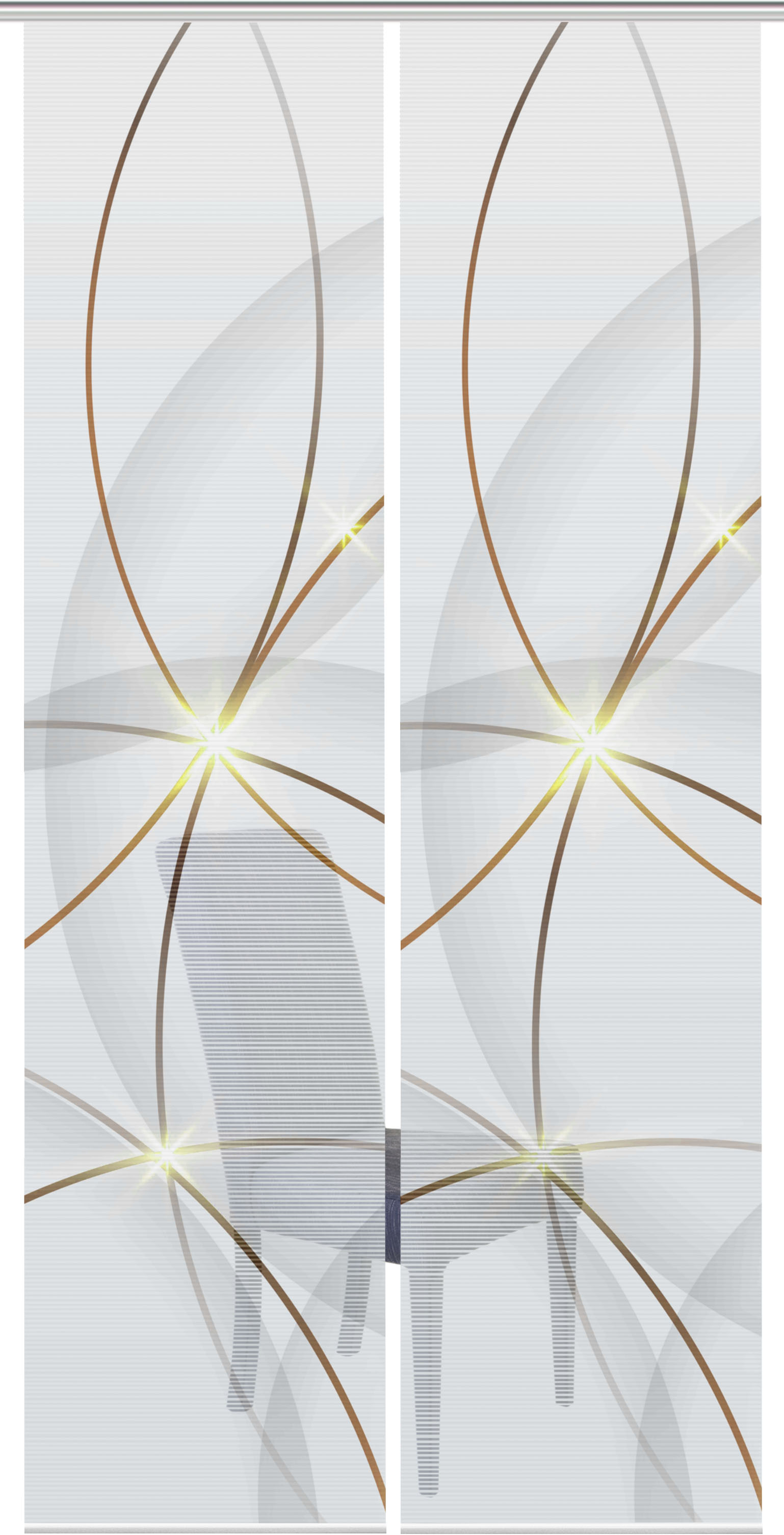 Thumbnail - Vision S Schiebegardine "BLINKI" Paneelwagen 1 Stk. tlg. DIGITALDRUCK