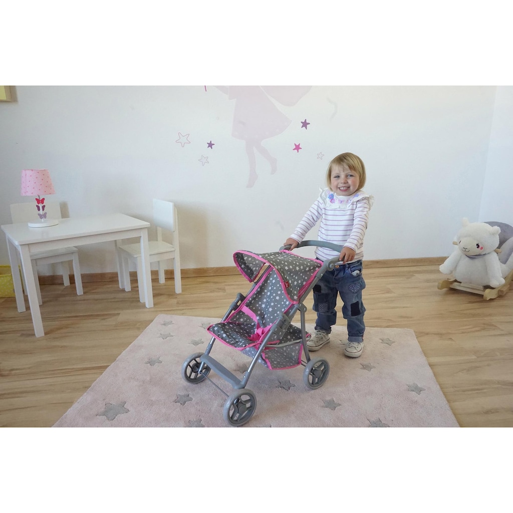 Knorrtoys® Puppenbuggy »Liba - Star Grey«