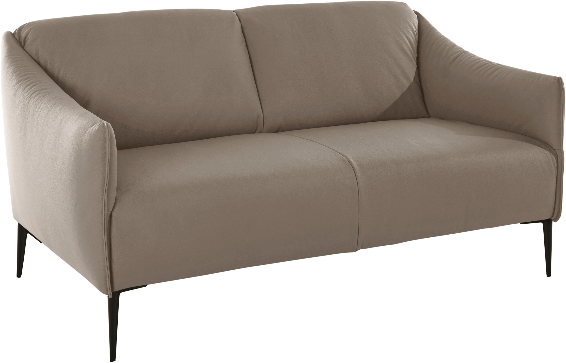 W.SCHILLIG 2-Sitzer »sally«, mit Metallfüßen in Schwarz pulverbeschichtet, Breite 154 cm
