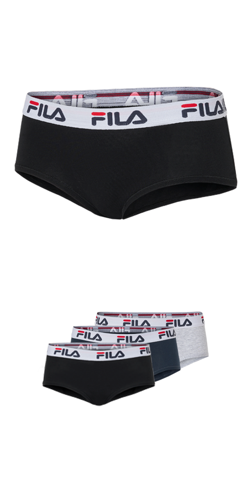Fila Retro Pants "WOMAN CULOTTE" 3er Pack, elastischer Logobund günstig online kaufen