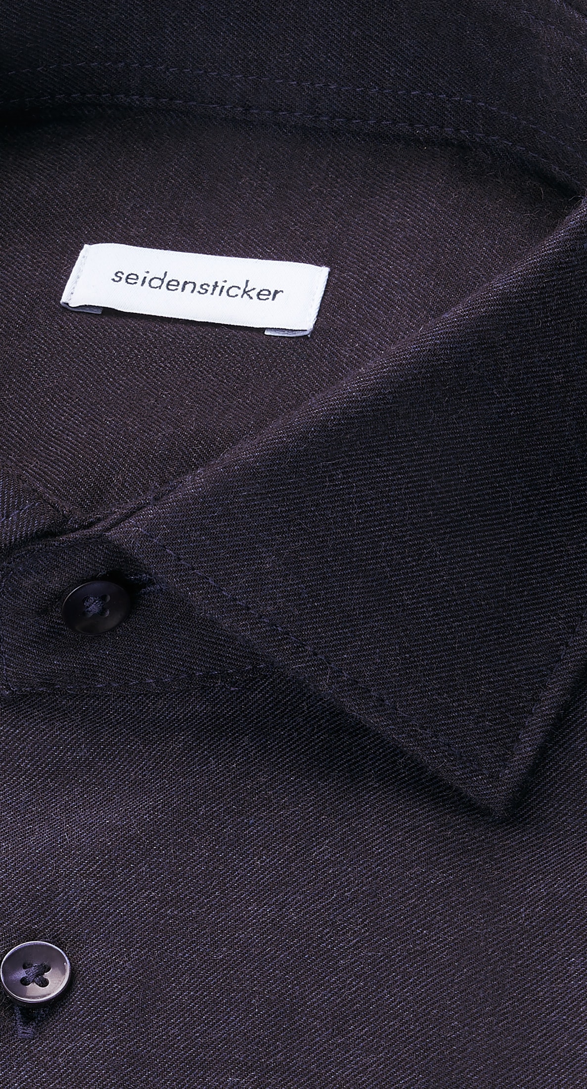 seidensticker Flanellhemd »Schwarze Rose«, Regular 1/1 Kentkragen Flanell