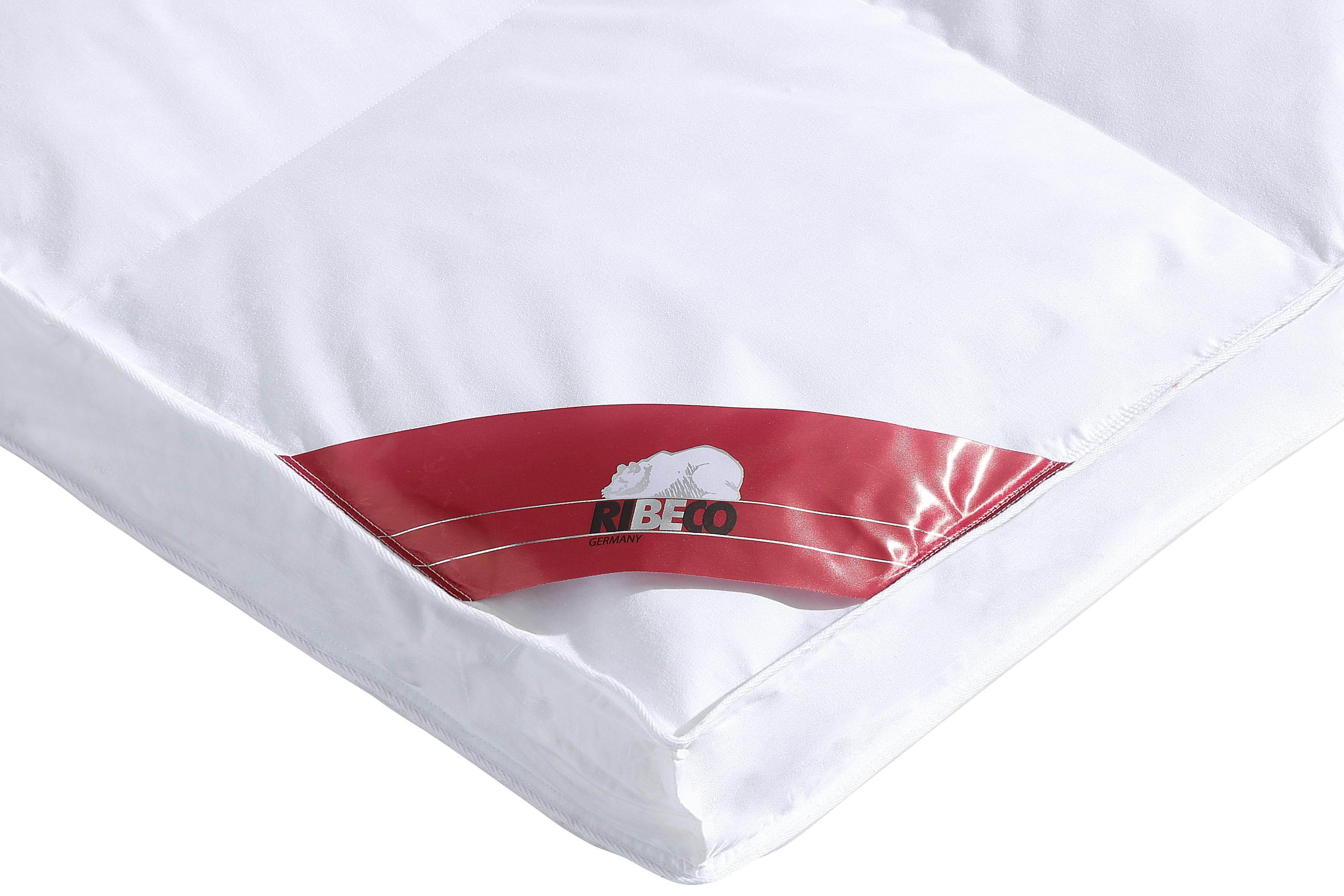 Thumbnail - RIBECO Federbettdecke "Emily" extrawarm Füllung 90Federnund10Daunen 1 Stk. tlg. Extra hoher Außensteg für viel Volumen