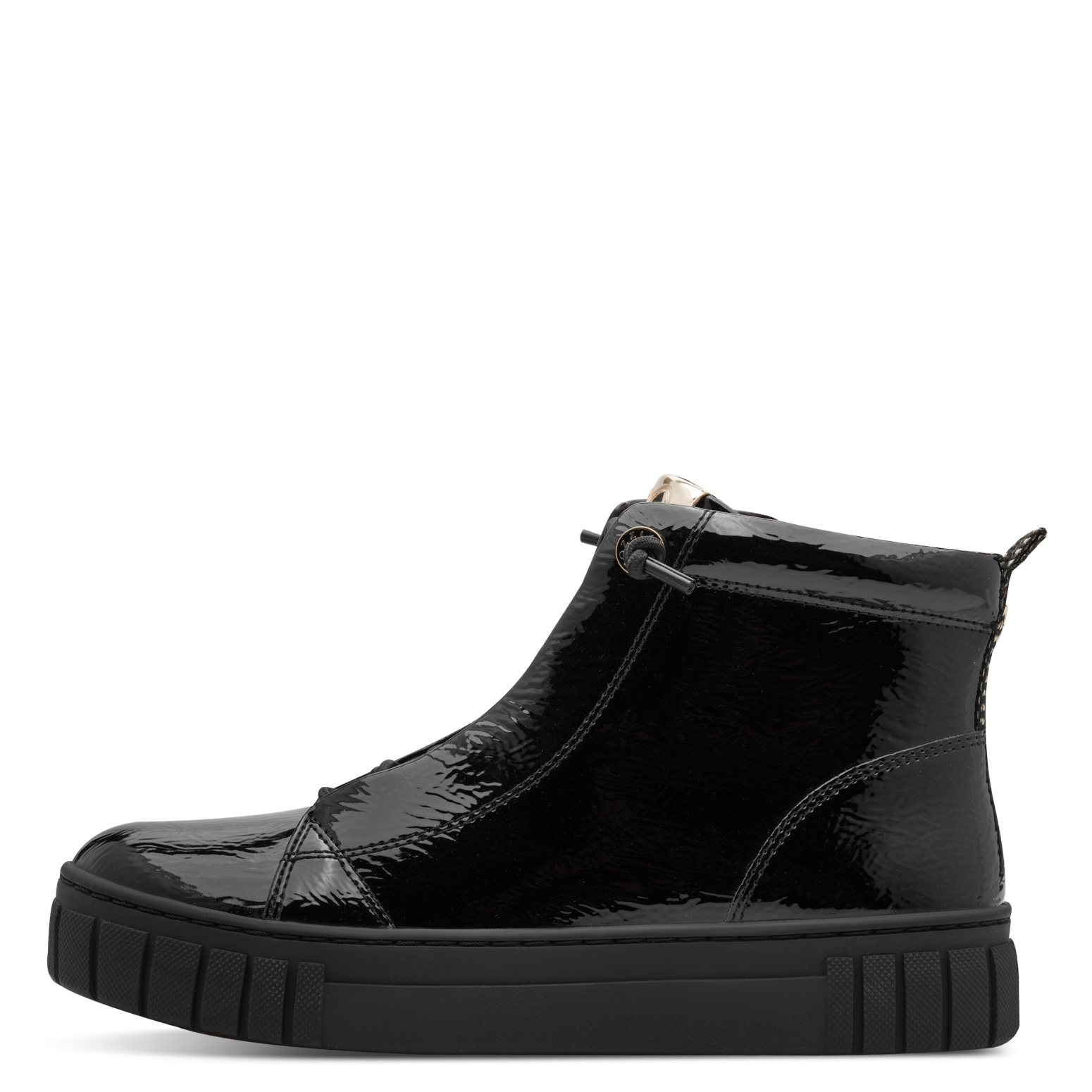 MARCO TOZZI Slip-On Sneaker  Plateau, Boots, Slip On mit elastischem Schnürsenkeln