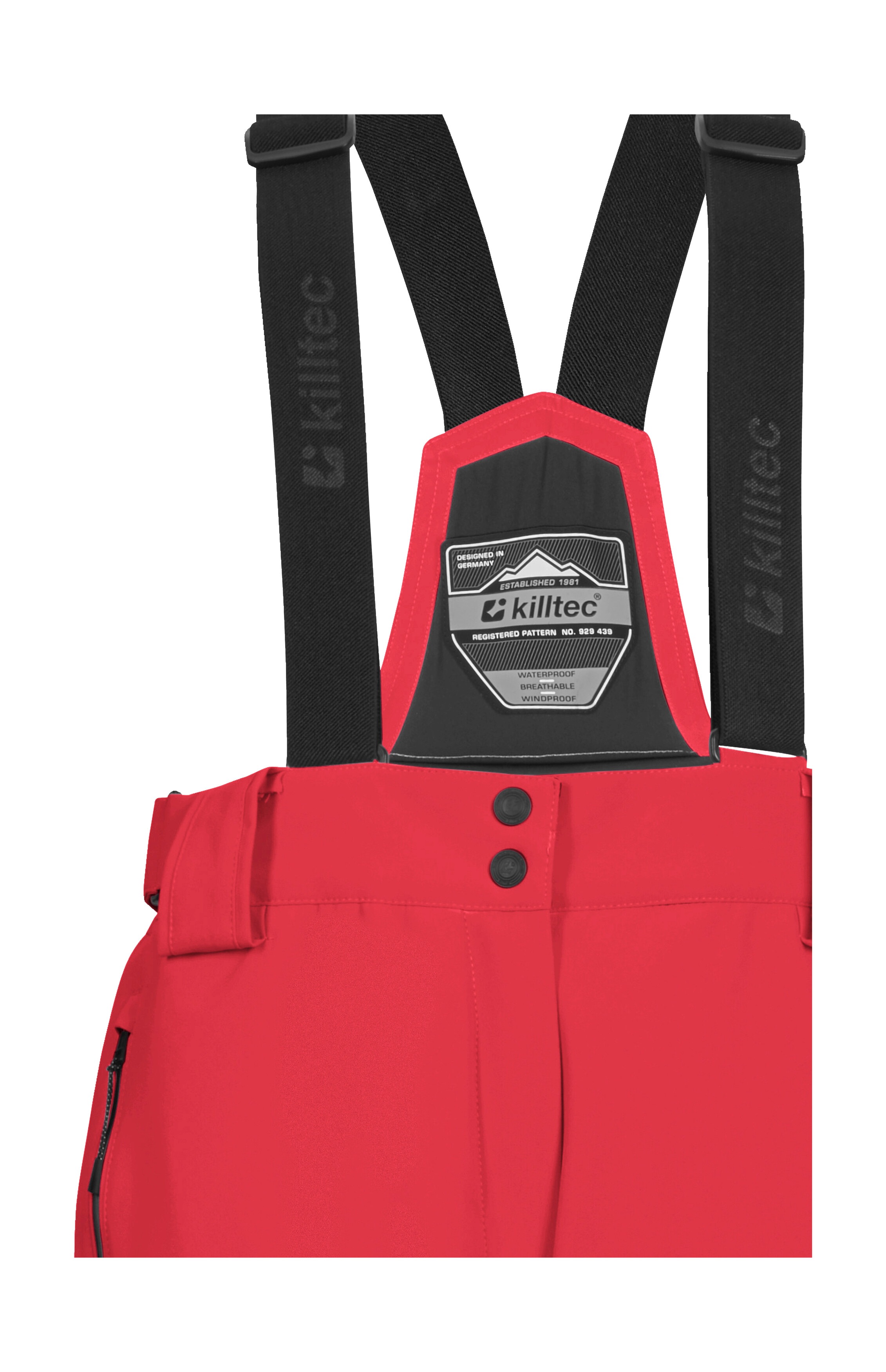 Thumbnail - Killtec Skihose "KSW 249 WMN SKI PNTS" Wasser- und winddicht, abnehmbare Träger, verstellbare Taille