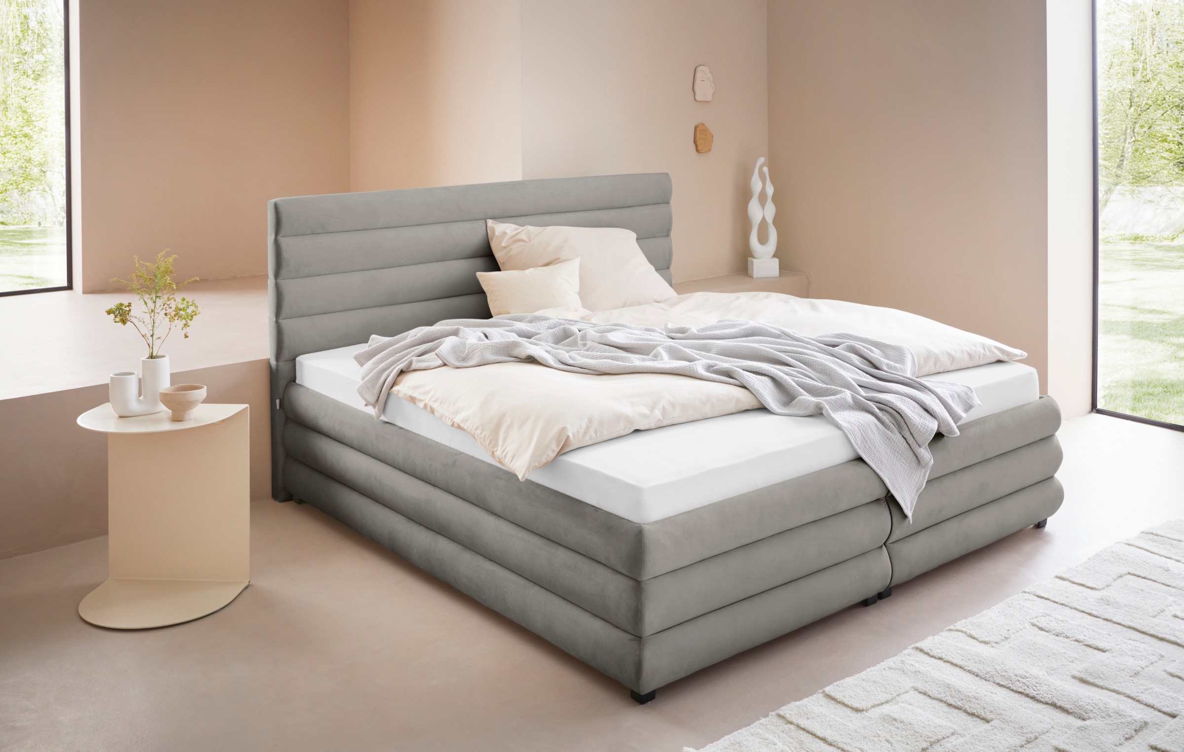 LeGer Home by Lena Gercke Polsterbett "Maylis" wahlweise mit und ohne Matratze und Lattenrost, auch in 200cm Breite