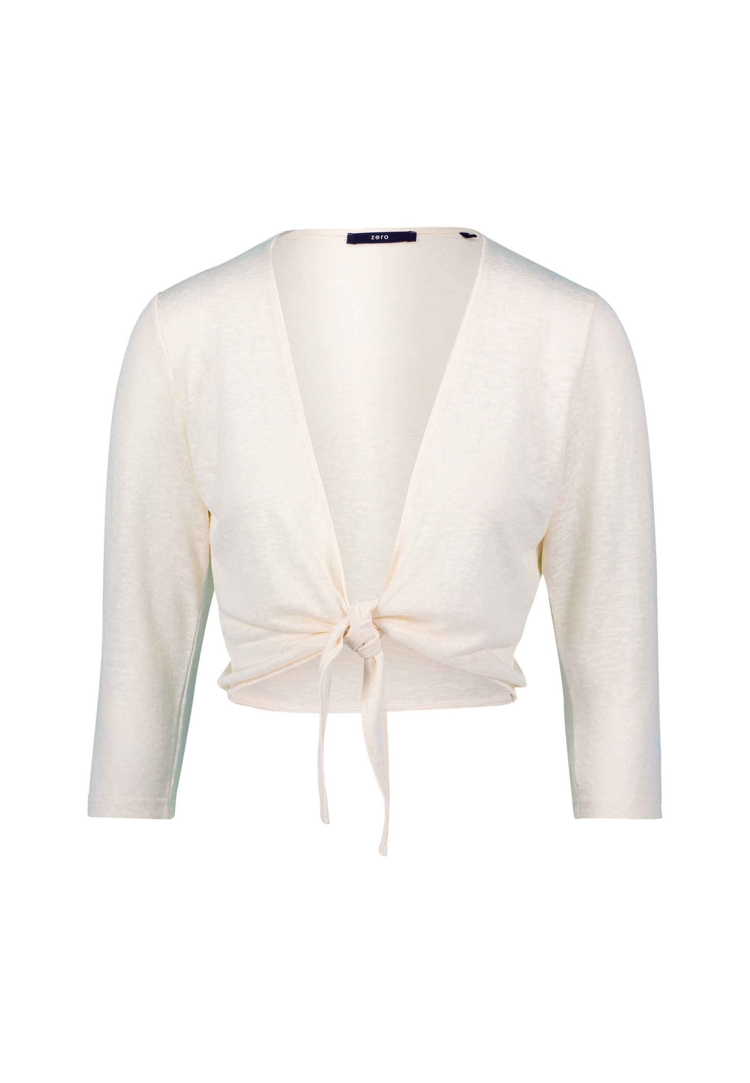 Zero Sweatshirt »zero Strickjacke zum Binden«, drapiert /gerafft