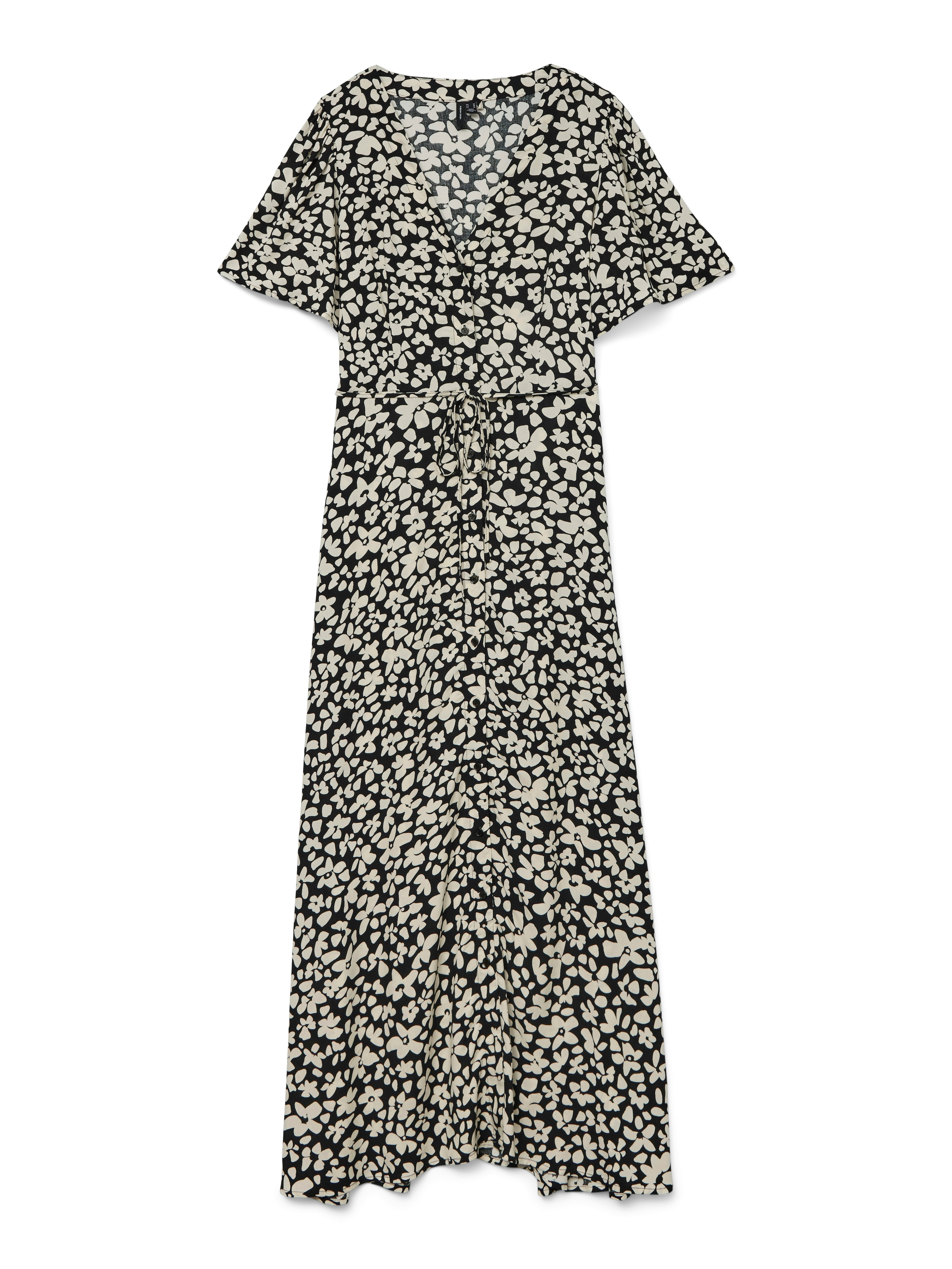 Vero Moda Sommerkleid »VMALBA SS CALF DRESS WVN GA NOOS«