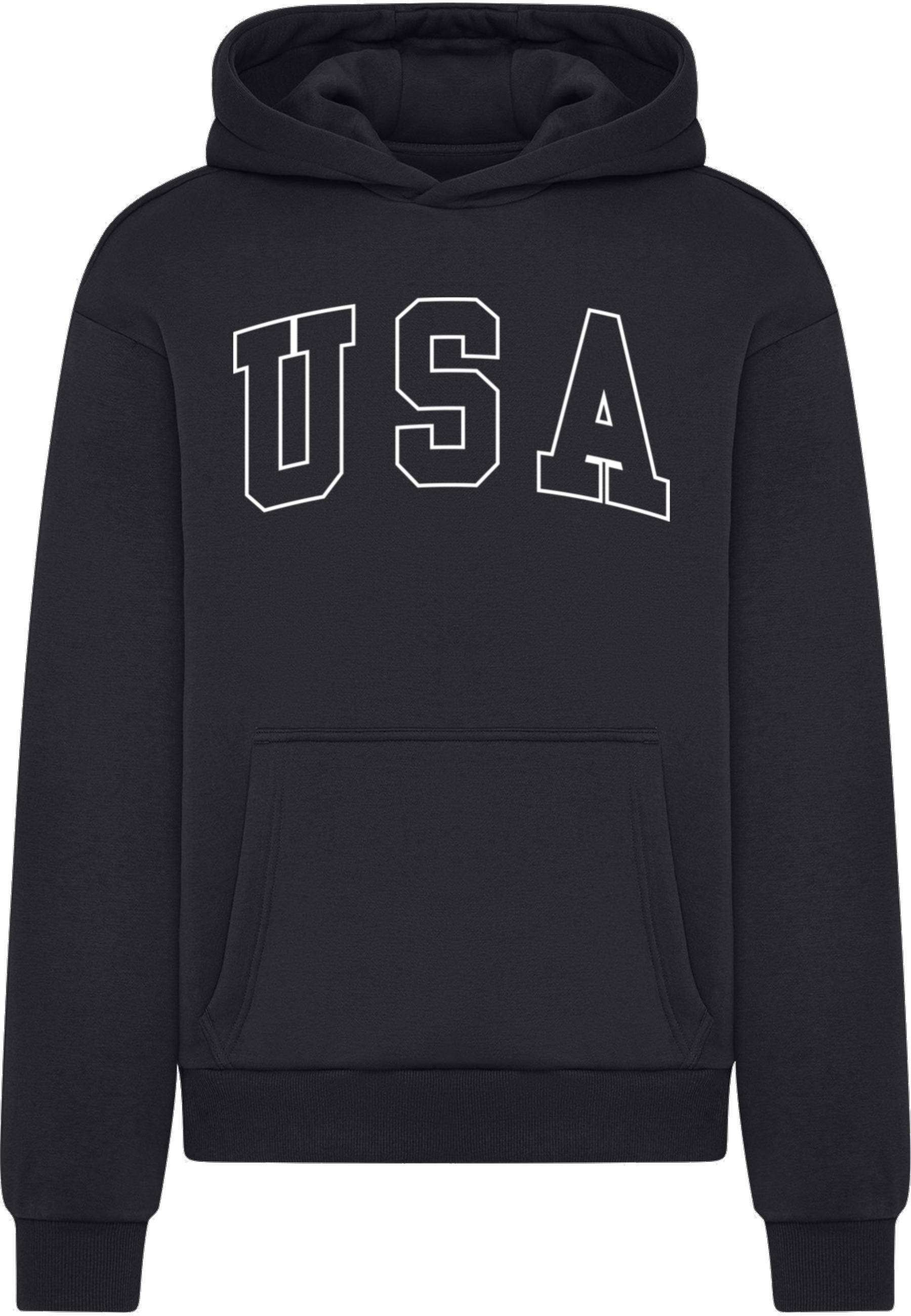 MisterTee Kapuzensweatshirt "MisterTee USA Fluffy Hoody", 1 Stk.