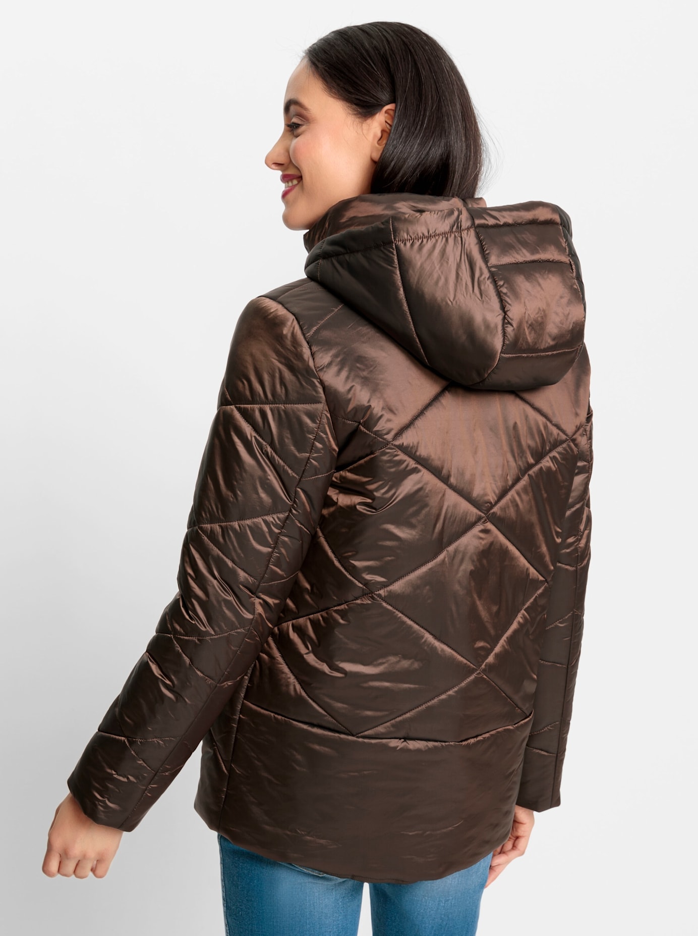 heine Steppjacke, mit Kapuze