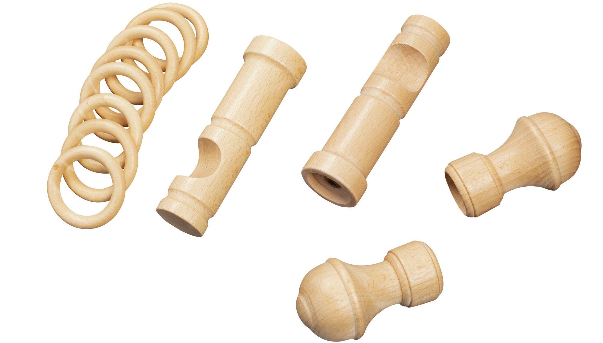 SN DECO GROUP Gardinenstange »Ares«, 1 läufig-läufig, Fixmaß