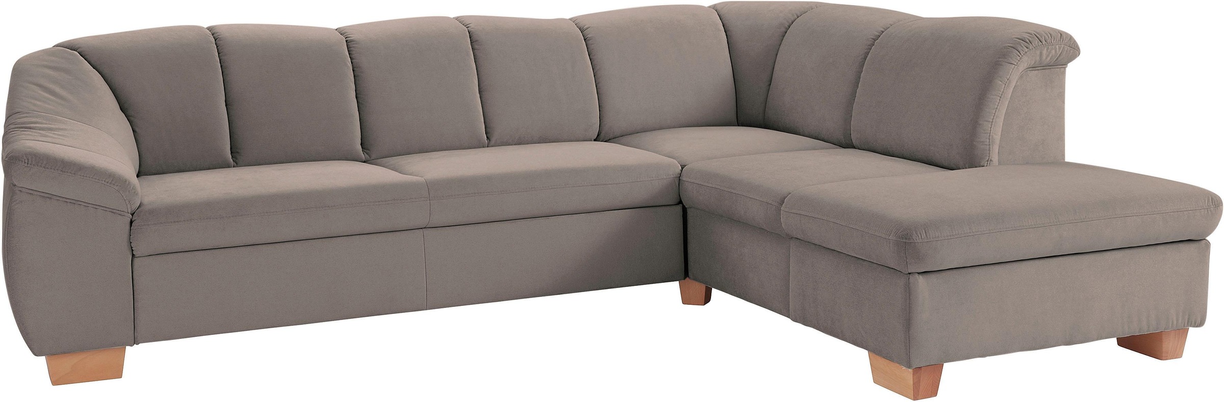 sit&more Ecksofa "Santo L-Form", mit Federkern, wahlweise mit Bettfunktion günstig online kaufen