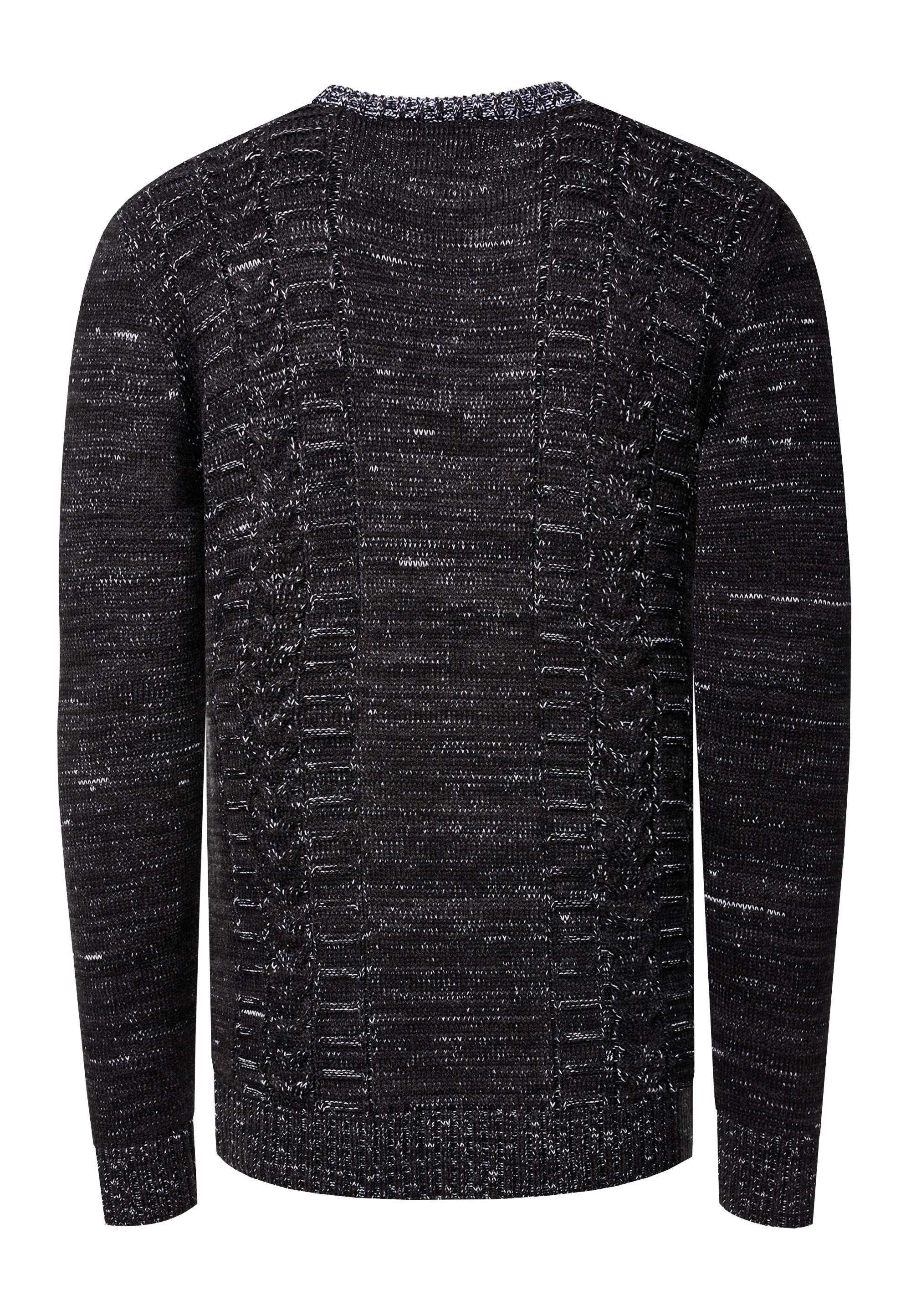 Rusty Neal Strickpullover, mit meliertem Design
