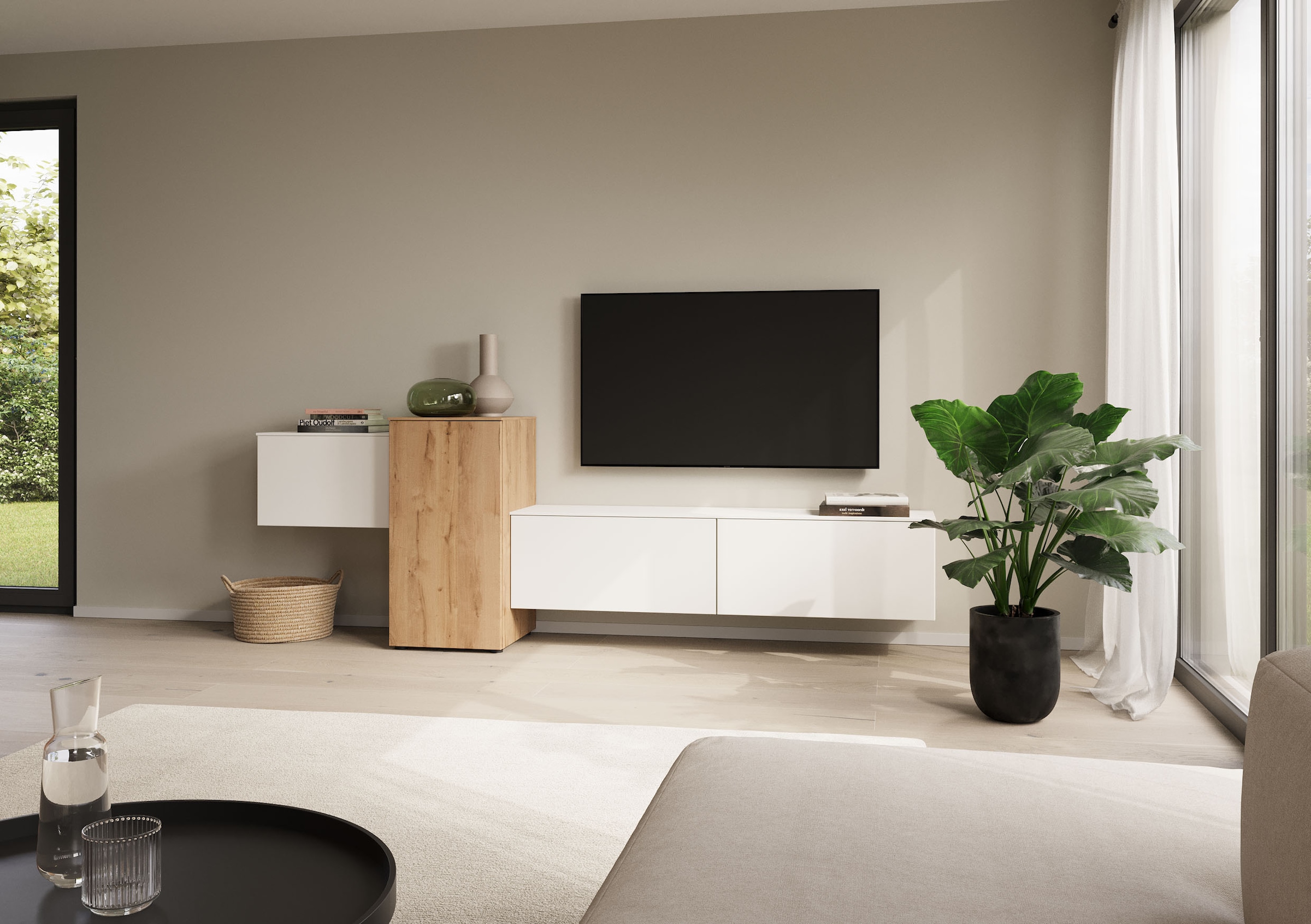 nobilia® Wohnzimmer-Set »Avala, 265 x 89 x 49 cm (B/H/T)«