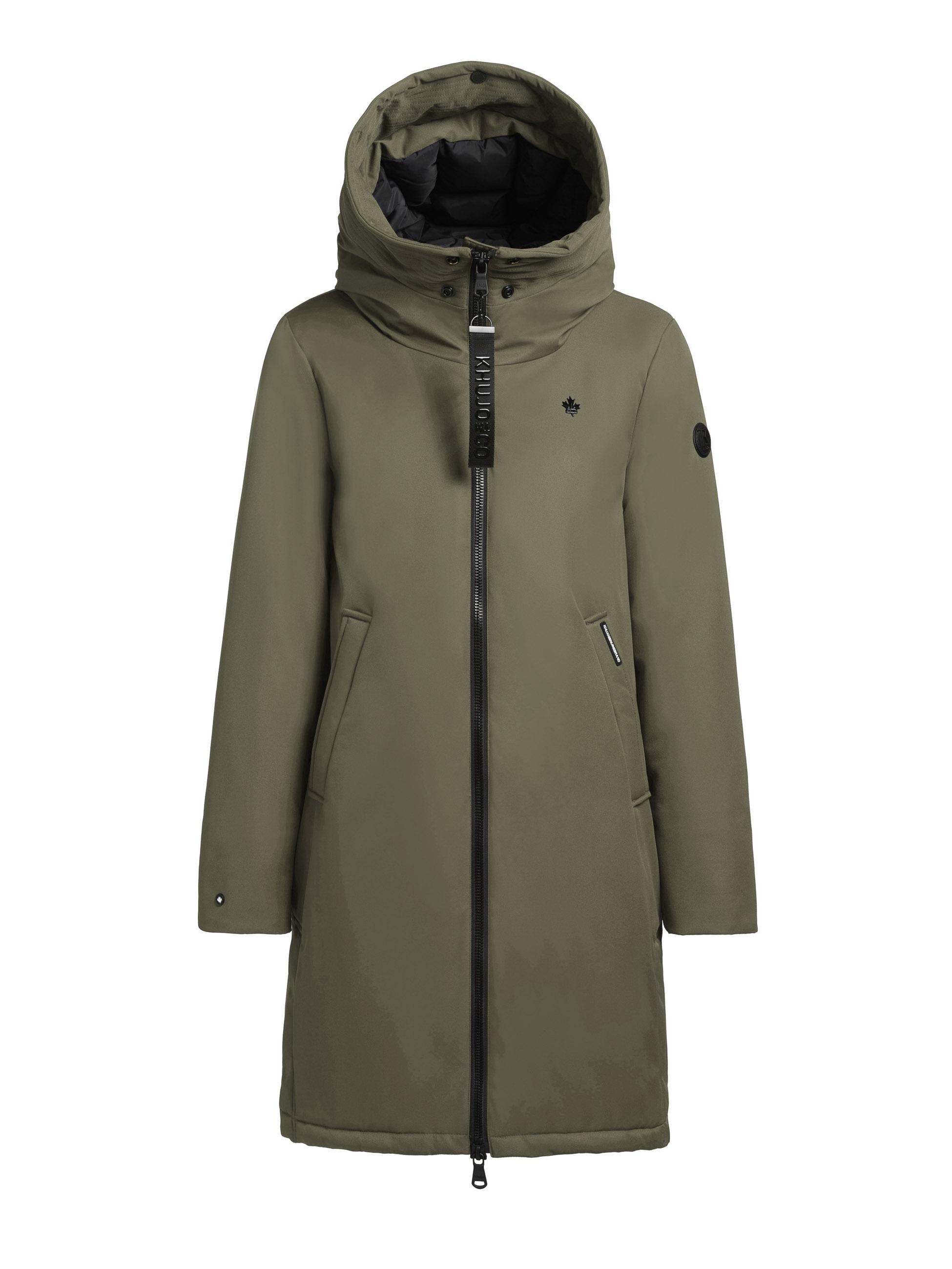 khujo Kurzmantel »Yaak3-YM«, urbaner Damen Parka mit gestepptem Innenfutter