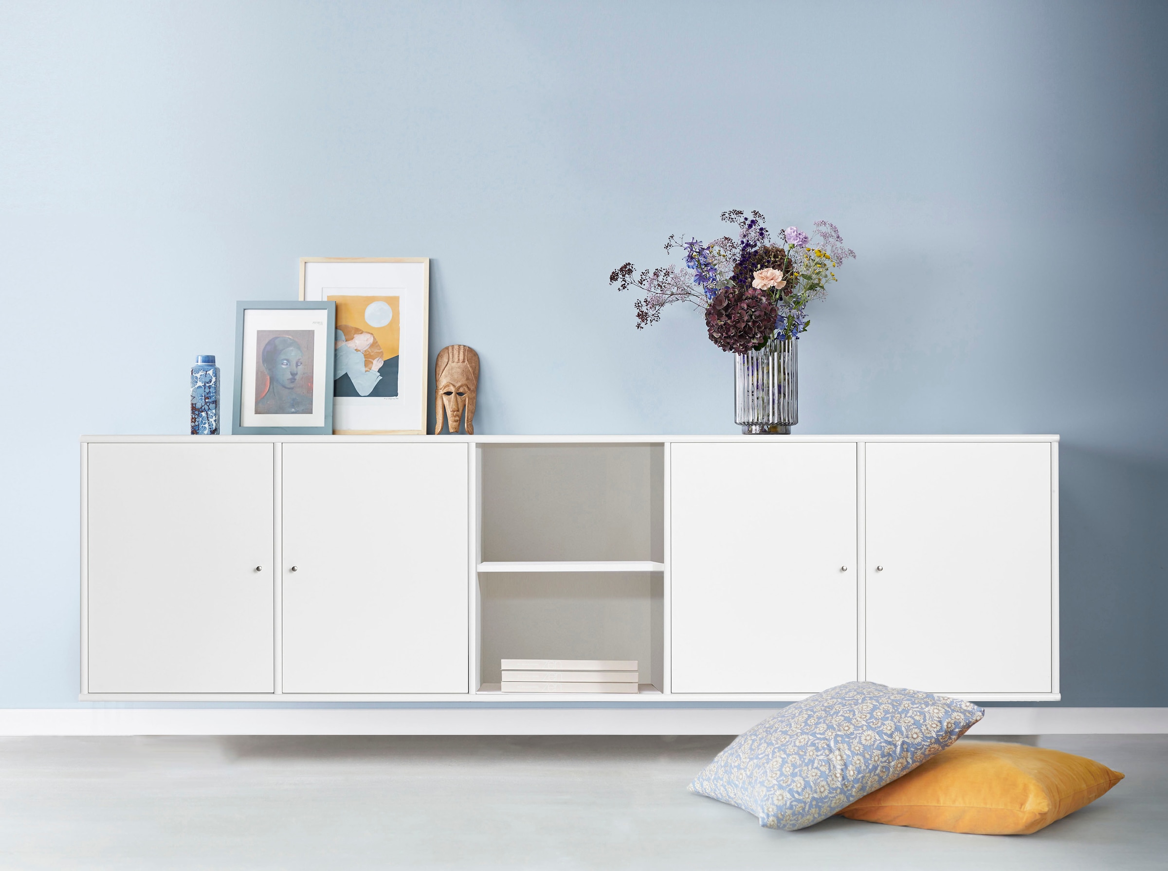 Hammel Furniture Sideboard »Mistral, Hochwertig Schrank, hängend/stehend montierbar«, mit Türen, B: 220 cm, anpassungsbar Designmöbel