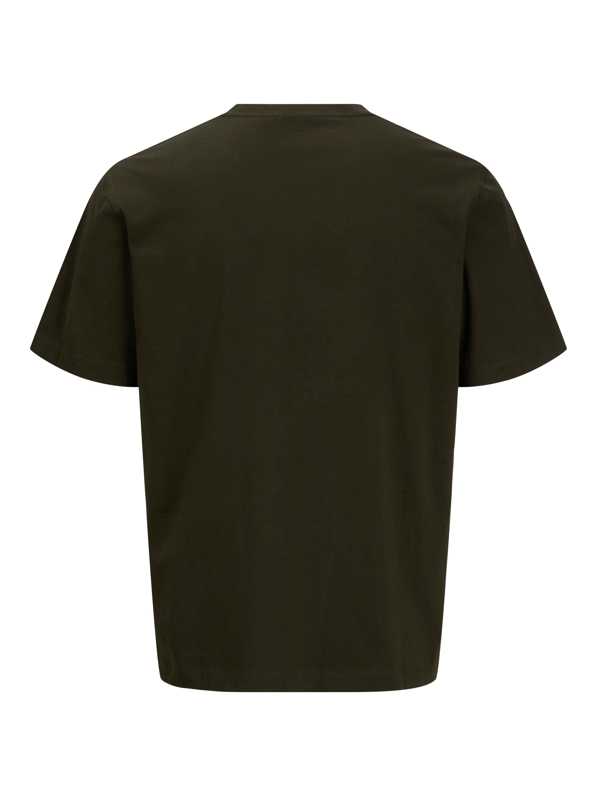 Jack & Jones PlusSize Rundhalsshirt »JORFREDERIKSBERG COLORFULL FRONT TEE PLS« Baumwolle, locker geschnitten