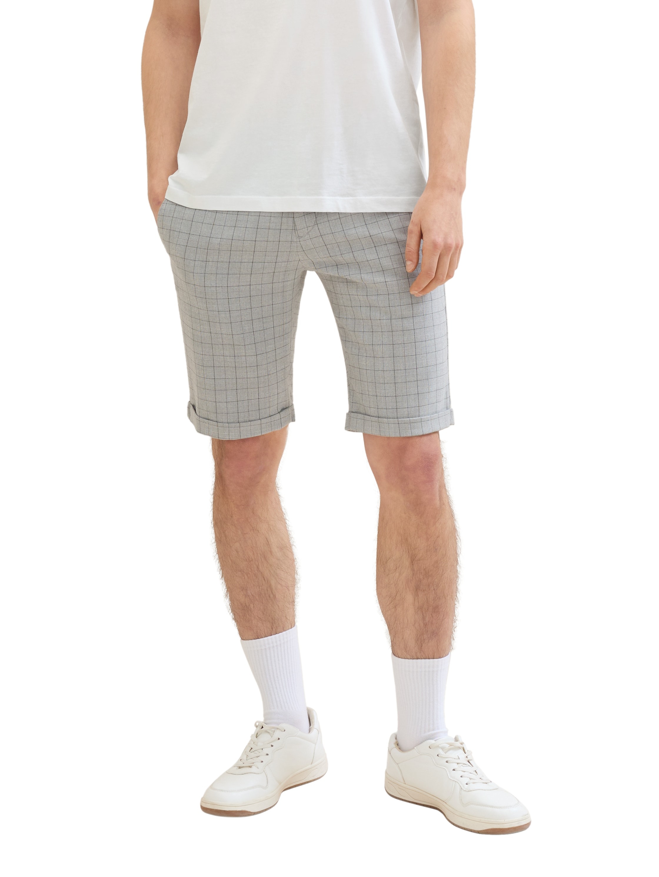 TOM TAILOR Denim Chinoshorts, in karierter Optik günstig online kaufen