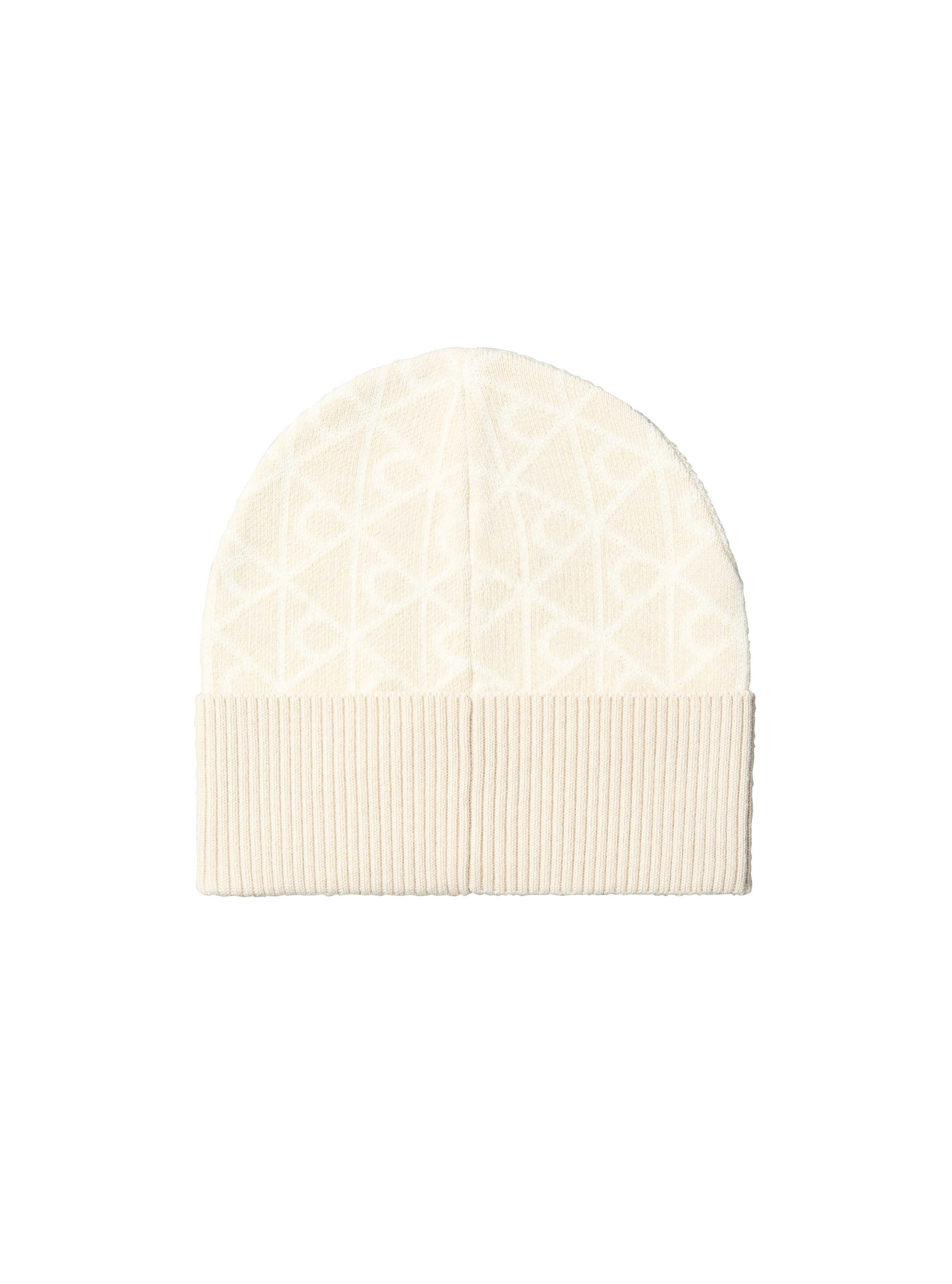 Calvin Klein Jeans Beanie »WOOL BEANIE« Regular fit mit Markenprint, Kaschmir-Anteil