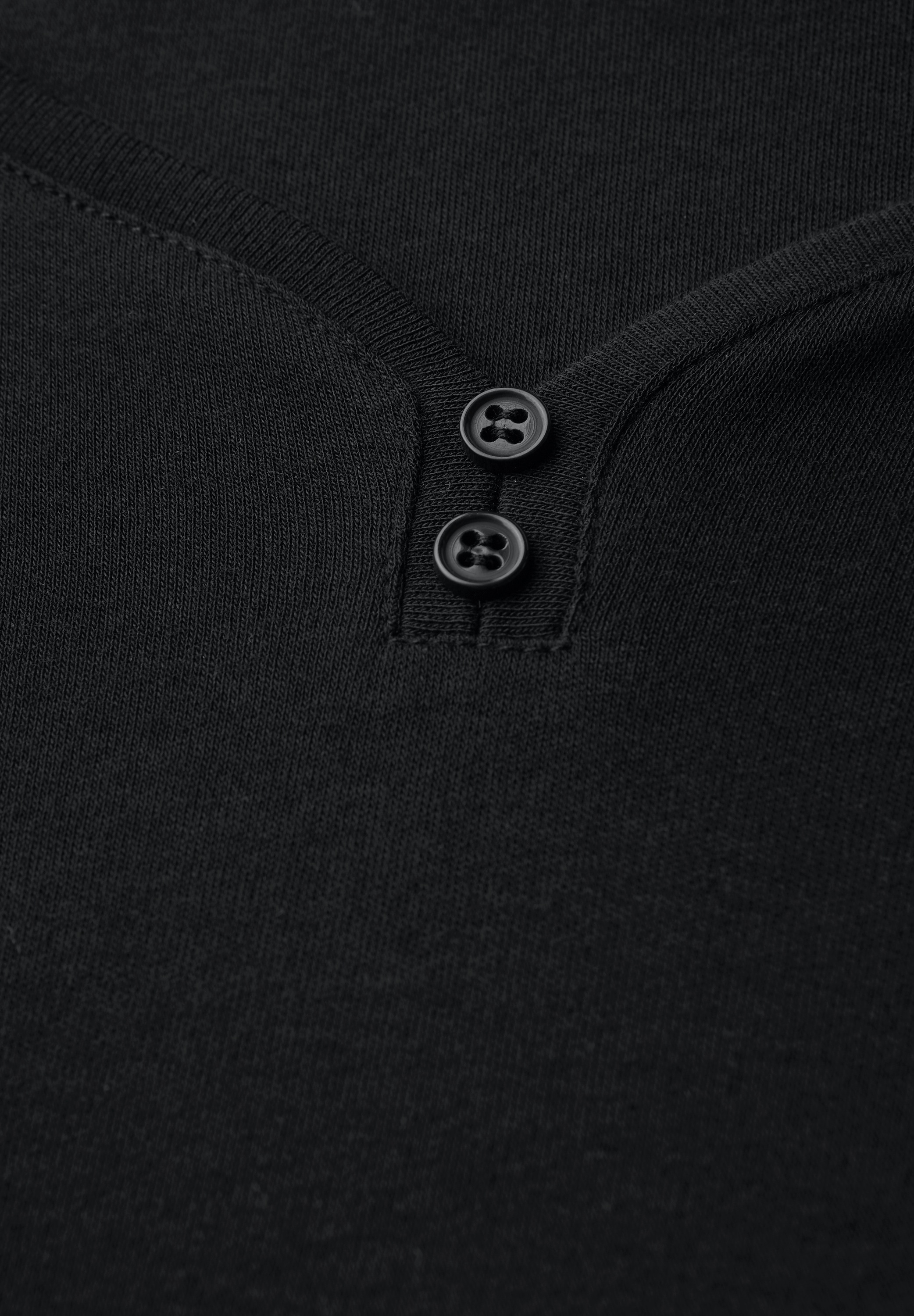 STREET ONE 3/4-Arm-Shirt, mit Knopfdetail
