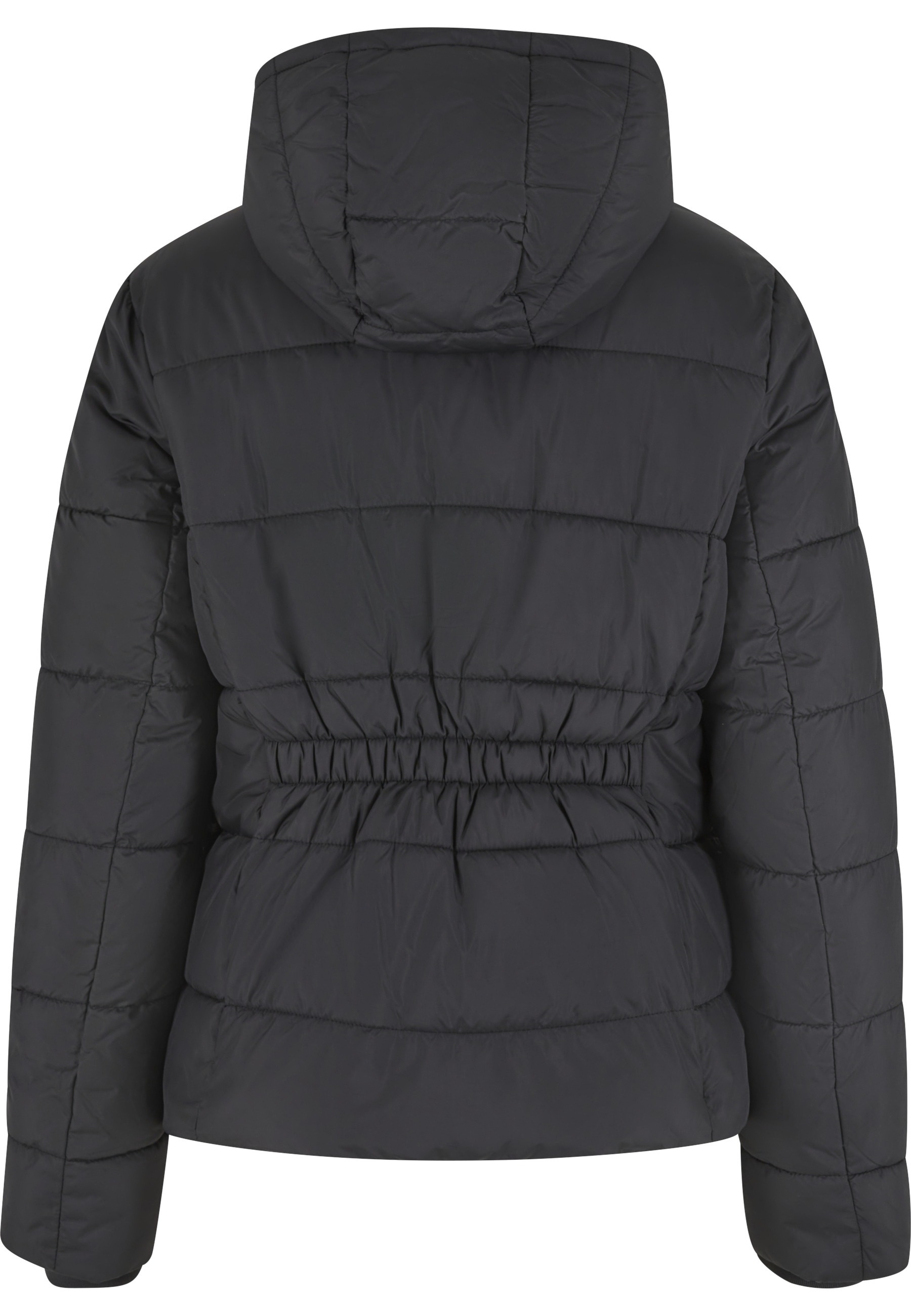 URBAN CLASSICS Winterjacke »Urban Classics Ladies Short Puffer Jacket With Hood« 1 Stk. tlg. mit Kapuze