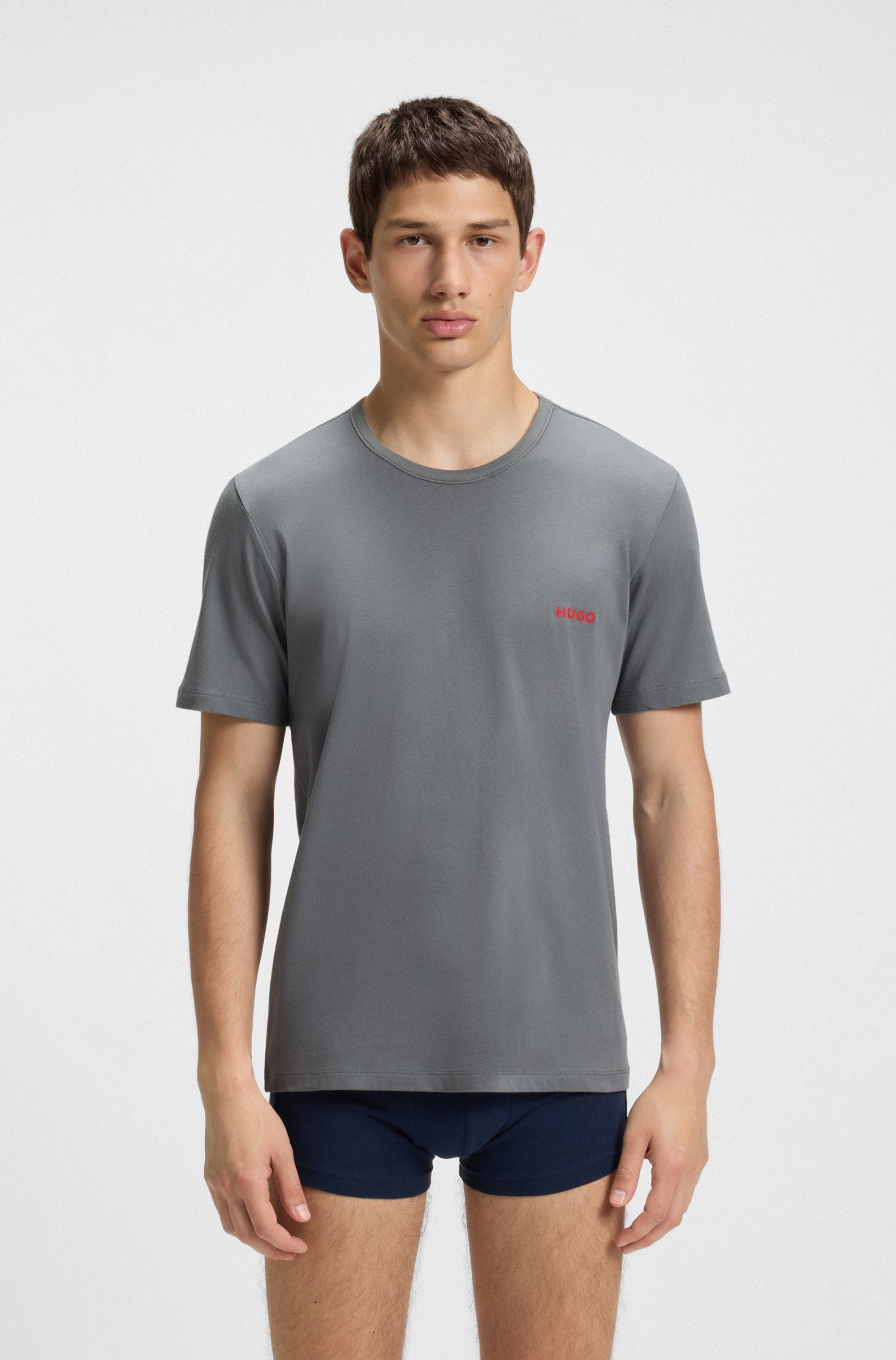HUGO Underwear T-Shirt »RN TRIPL«, (Packung, 3 tlg.), mit Rundhalsausschnitt
