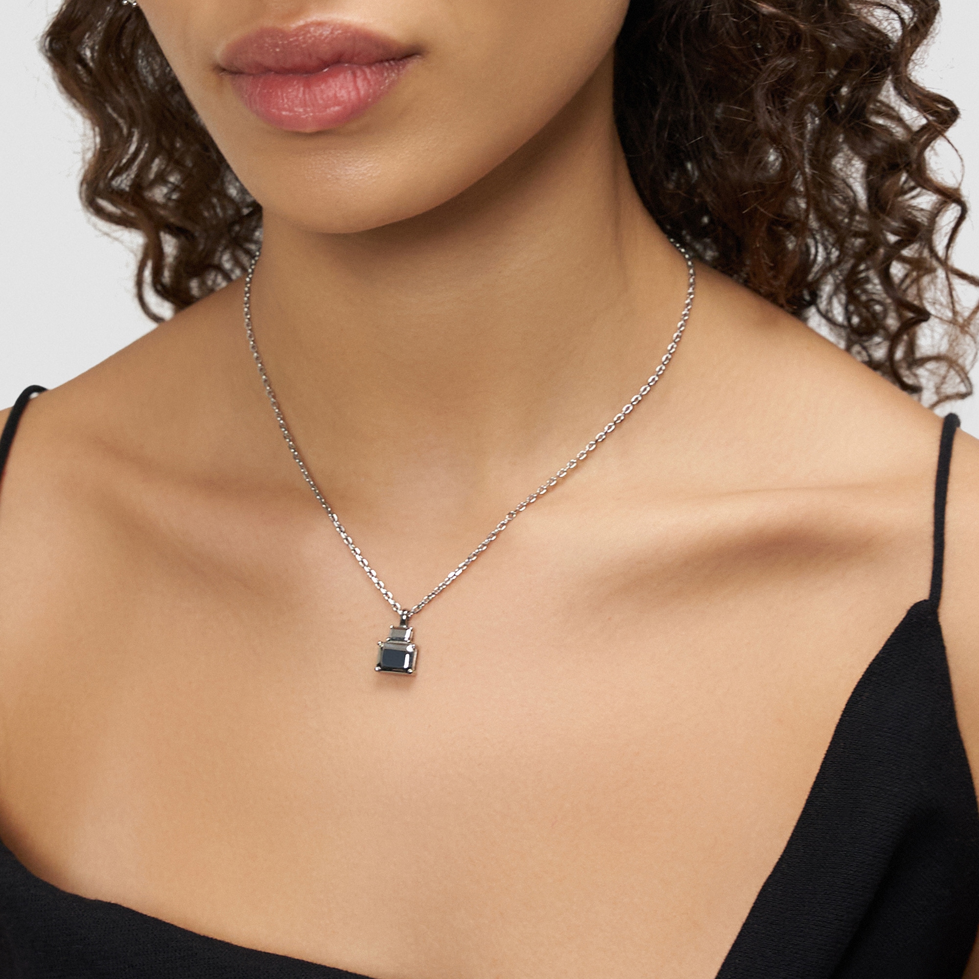 Liebeskind Berlin Kette mit Anhänger »Steel Diamond«