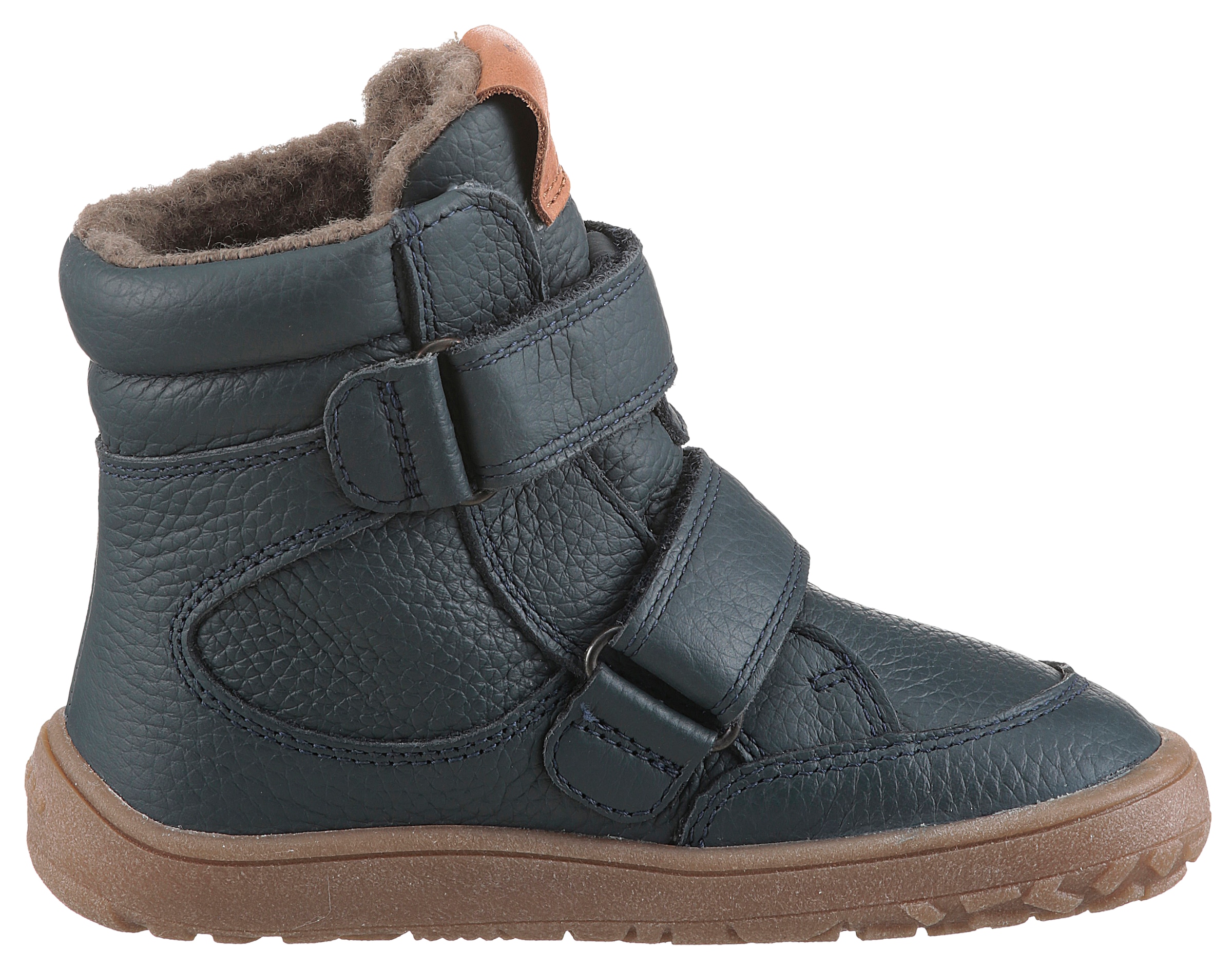 froddo® Barfußschuh »BAREFOOT TEX WINTER«, Winterstiefel, Klettstiefel, Bequemschuh mit Woll Futter