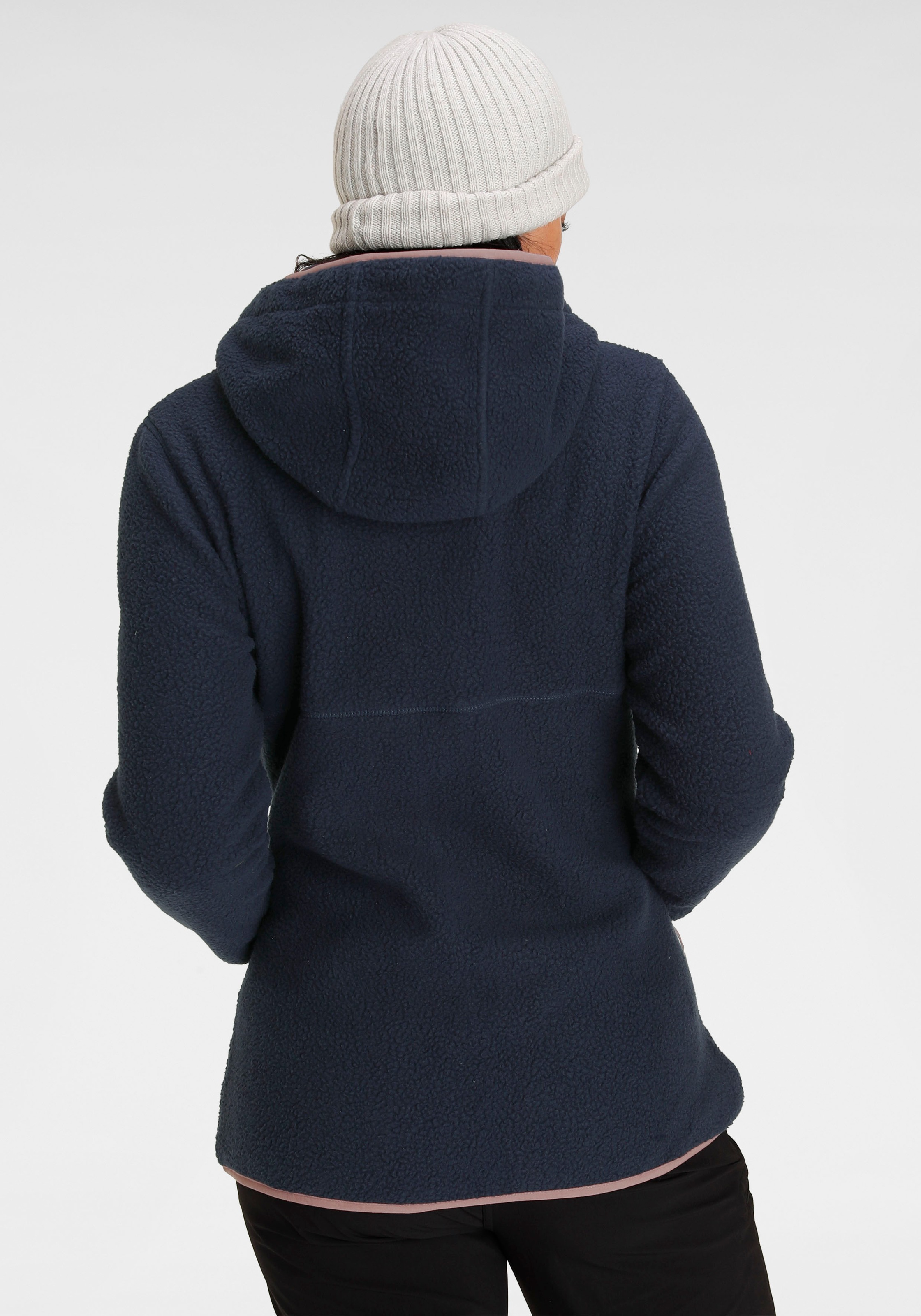 Thumbnail - Polarino Fleecejacke mit Kapuze für kalte Tage, aus Fleece, modischer Stil