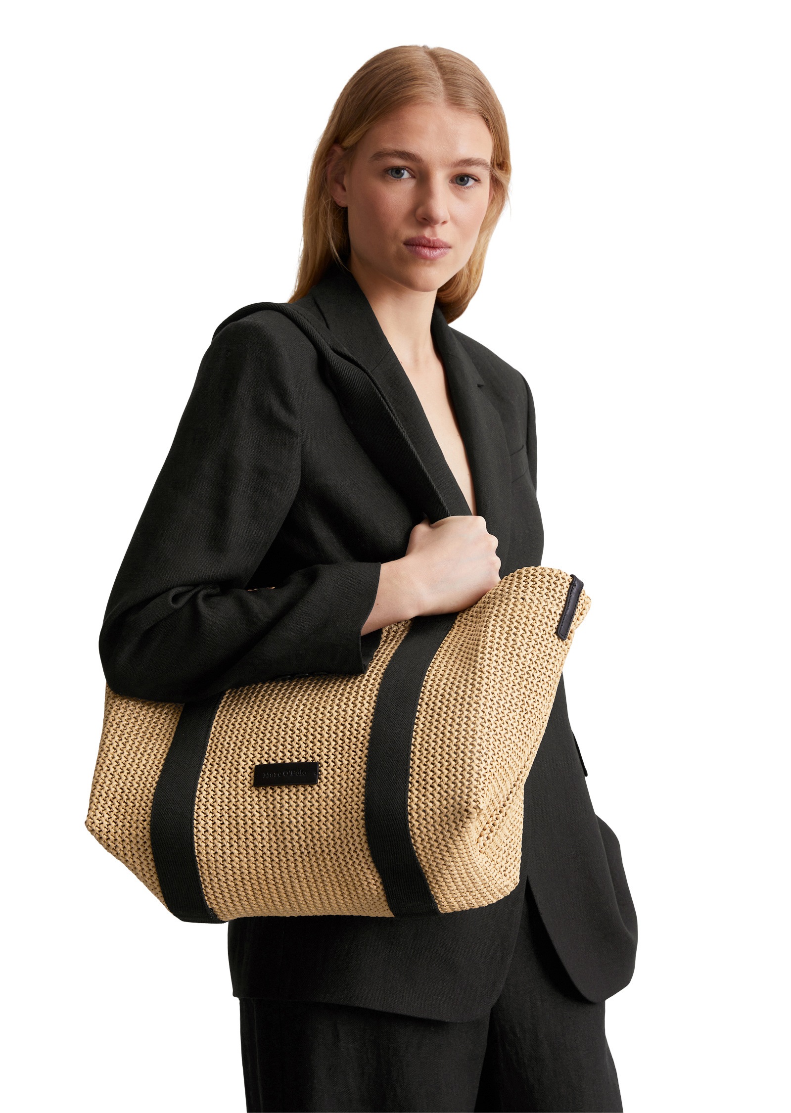 Marc O'Polo Shopper »in Crochet-Raffia-Bast-Optik«