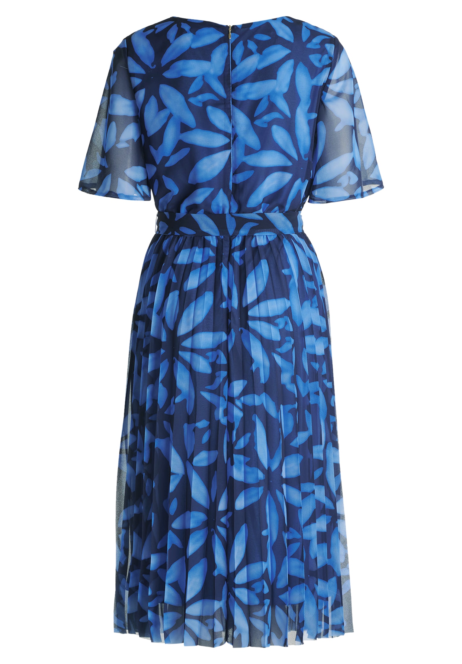 Betty&Co Chiffonkleid »Betty & Co Chiffonkleid mit Plissee«, Plissee