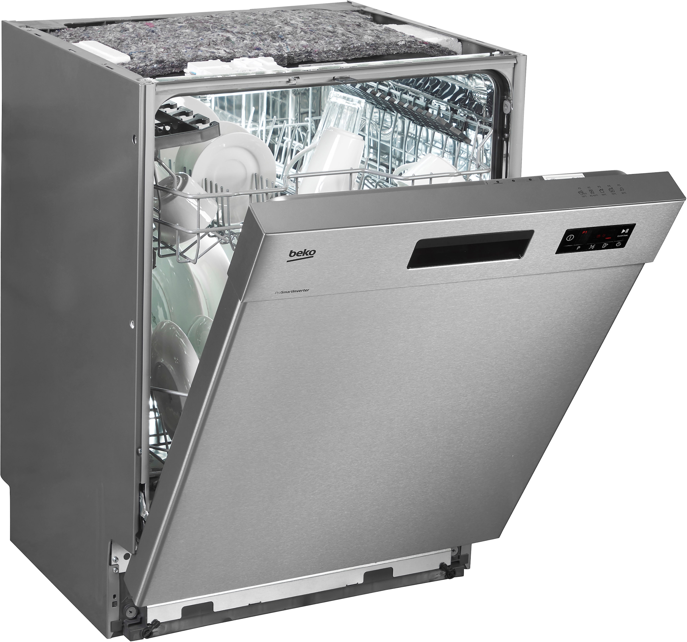 BEKO Unterbaugeschirrspüler »BDUN16440X«, 14 Maßgedecke, ProSmart Inverter Motor