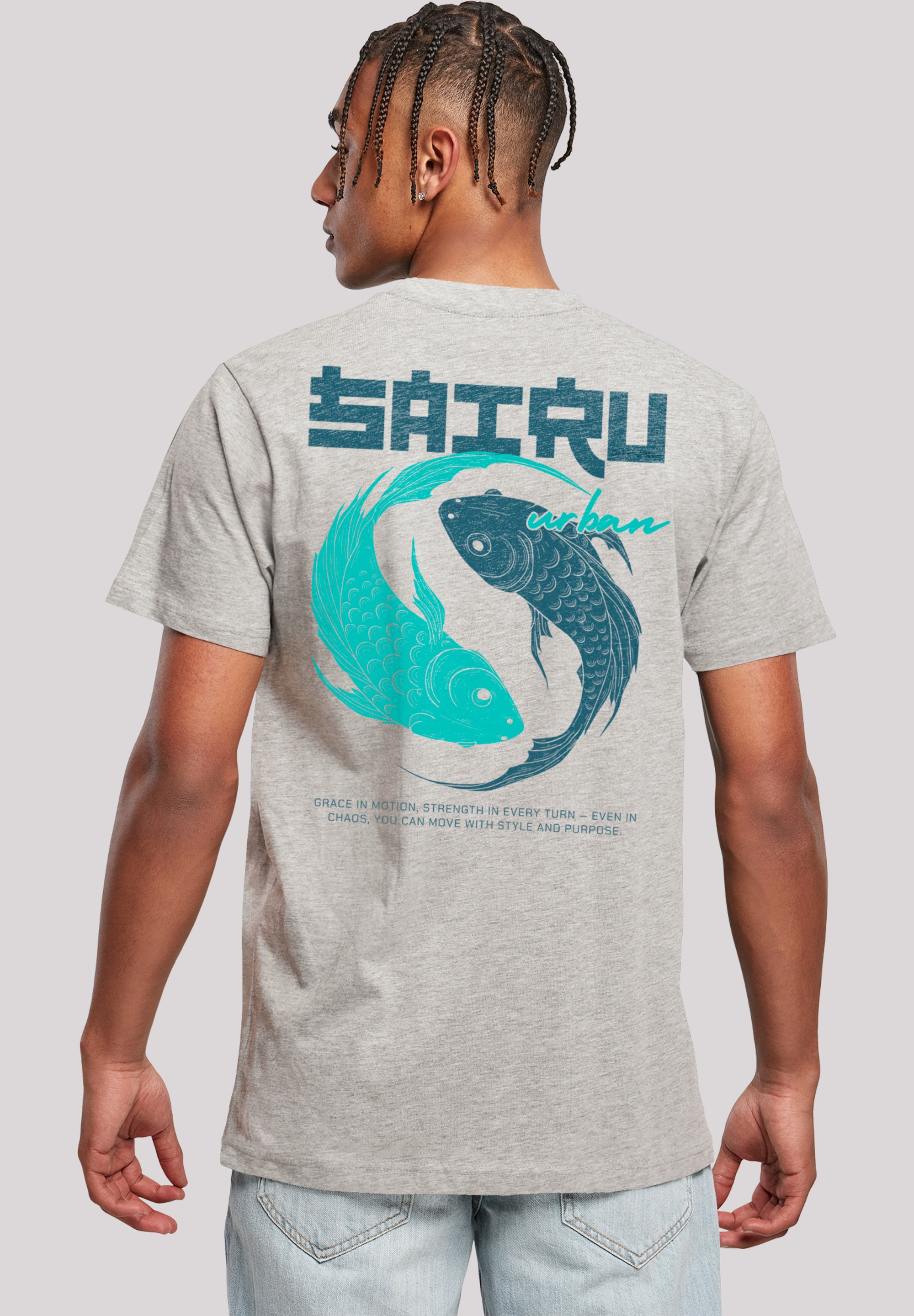 F4NT4STIC T-Shirt »Koi Fish Japan Streetstyle« Japan Streetwear Styles