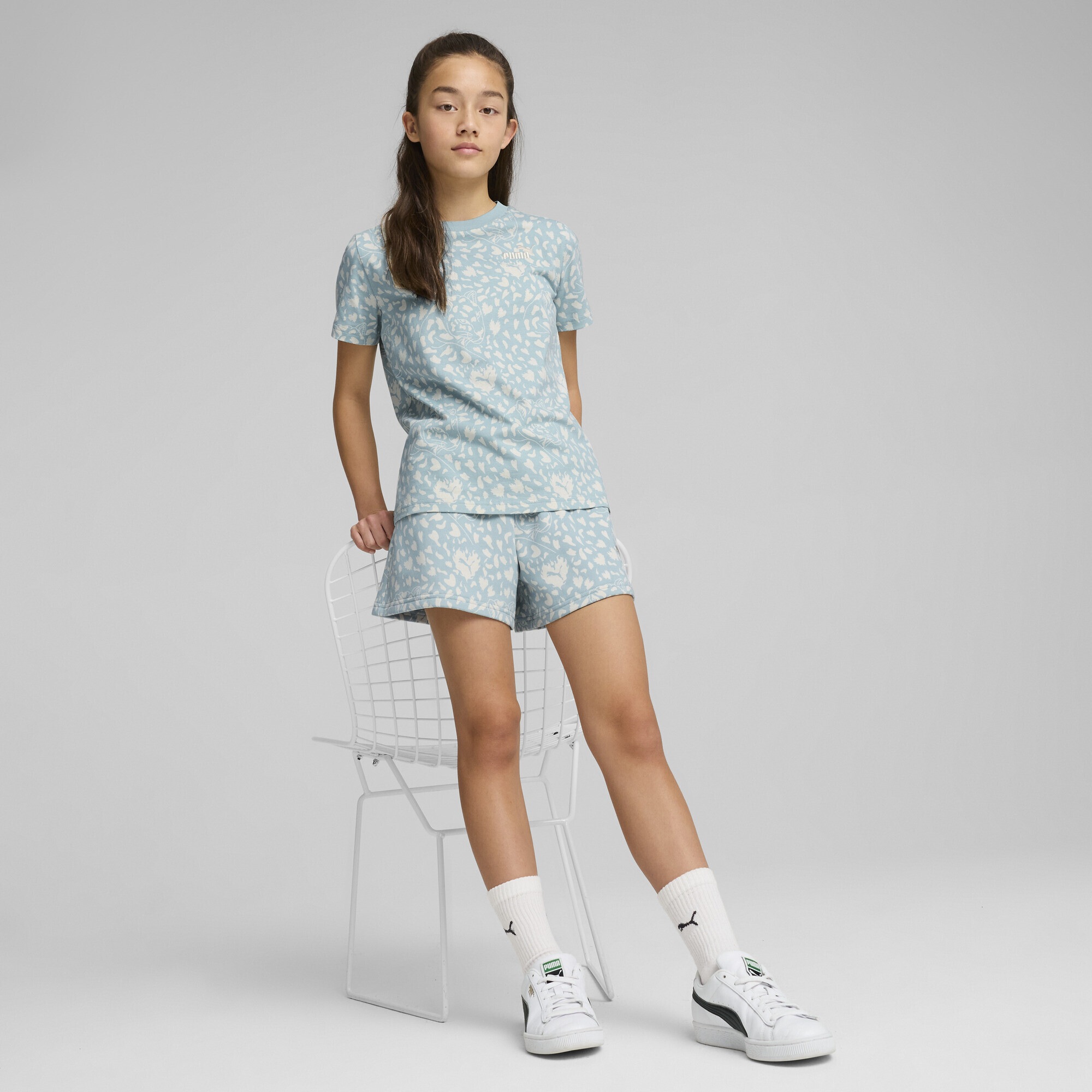 PUMA Sporthose »Flaming Love Hochgeschnittene Shorts Mädchen«
