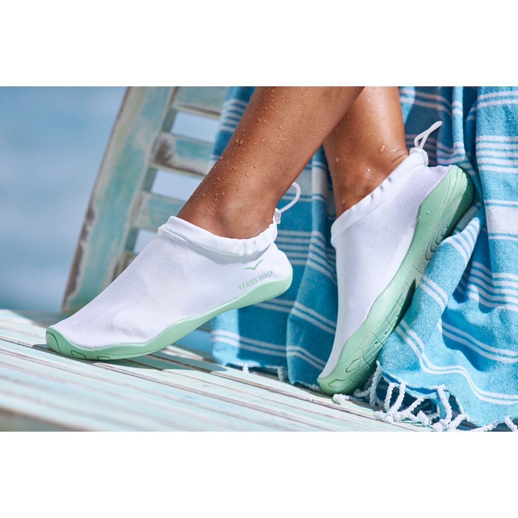 Venice Beach Aquaschuh, Badeschuh, Slipper, Wasserschuh ultraleicht und schnelltrocknend VEGAN