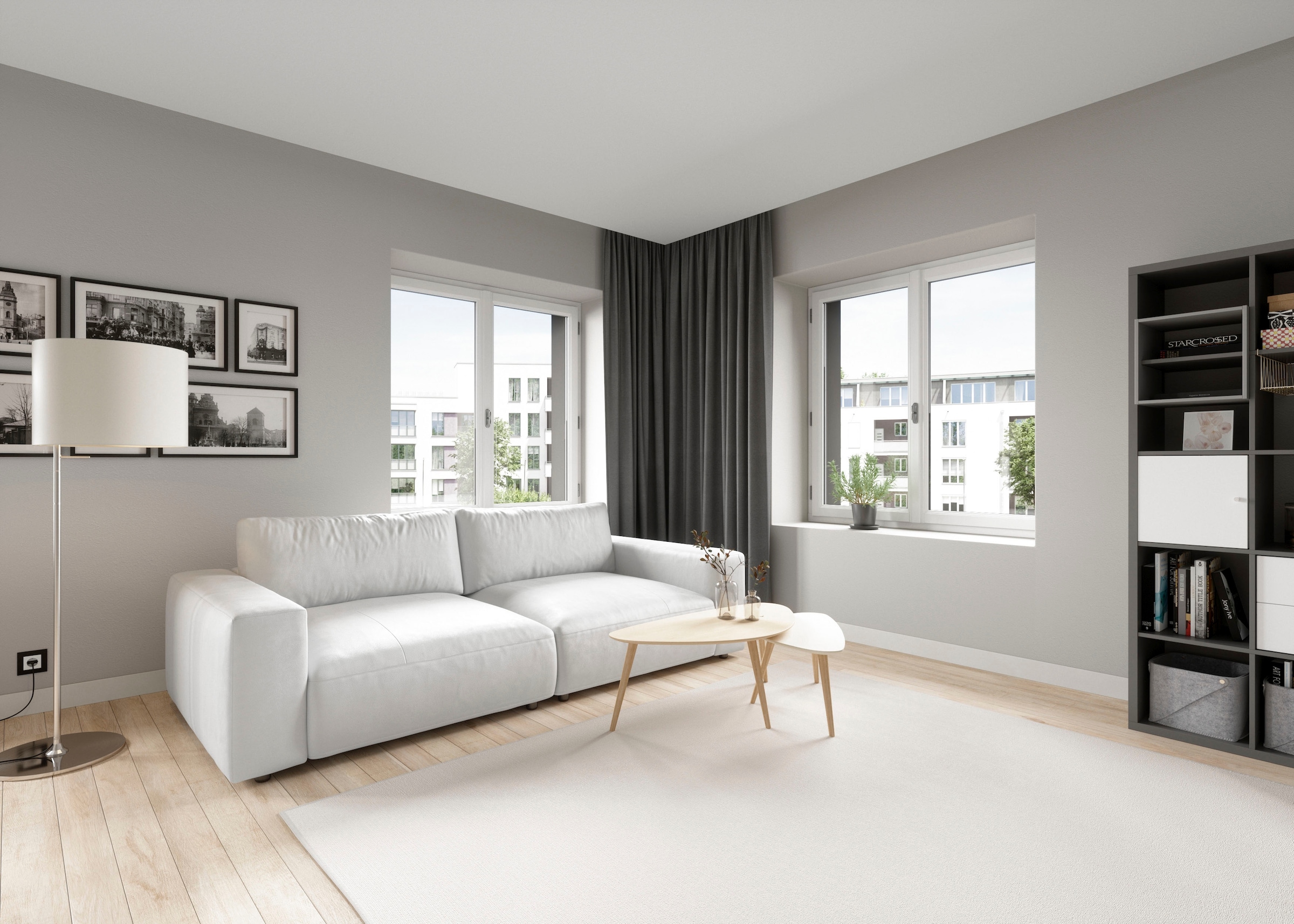 Musterring Big-Sofa "LUCIA Mega Sofa, hoher Sitzkomfort, Breite 252cm, Kontrastnaht" in vielen Qualitäten und 4 unterschiedlichen Nähten, 2,5-Sitzer