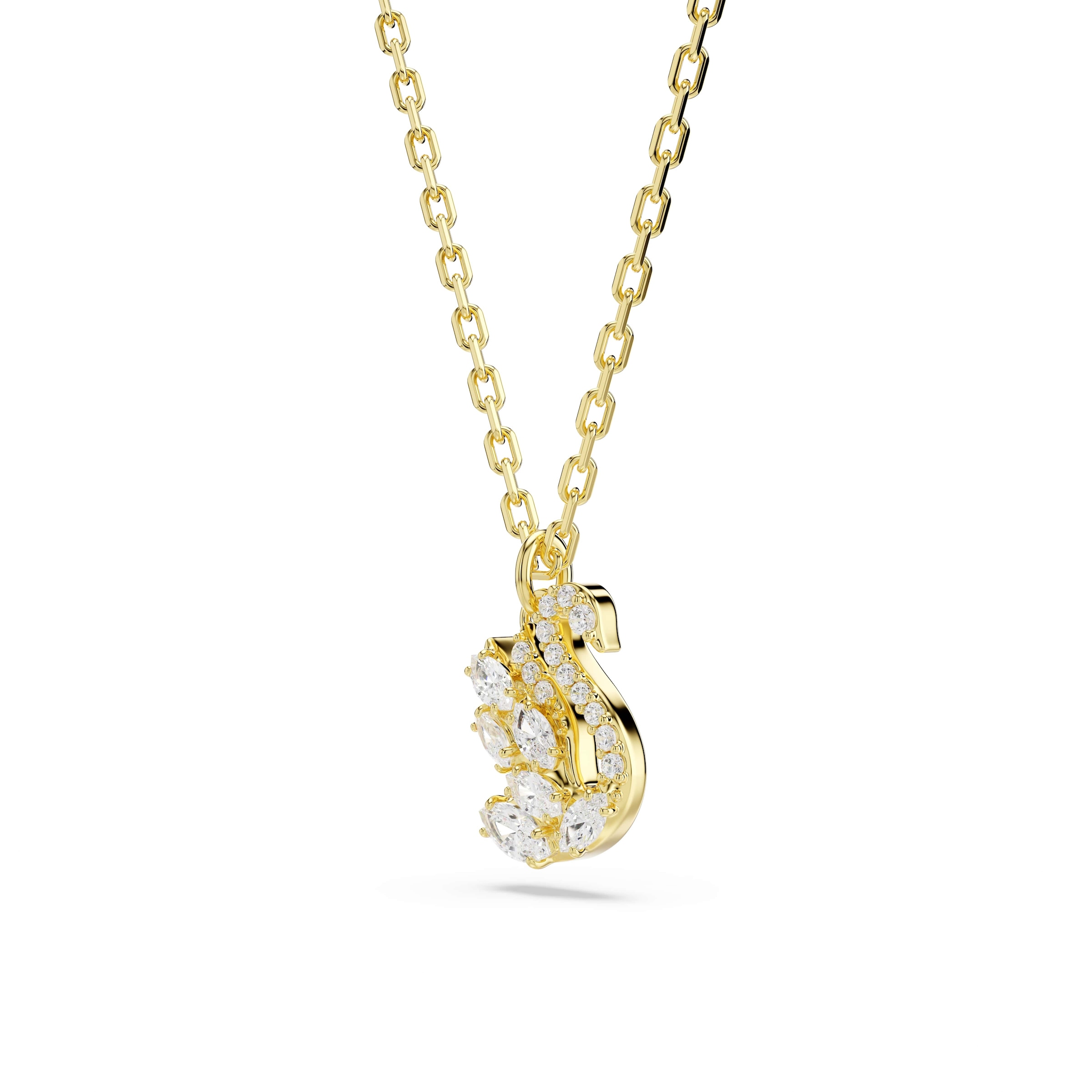 Swarovski Kette mit Anhänger »Schmuck Geschenk SWAN Halskette« mit Swarovski® Kristall