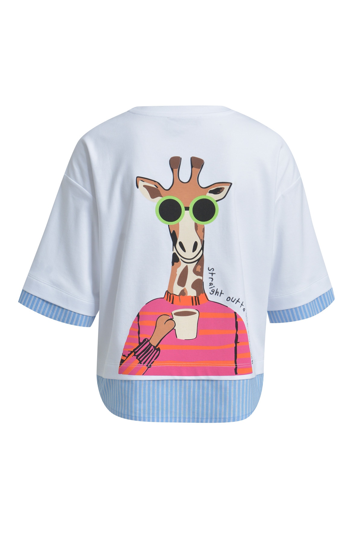 Smith & Soul T-Shirt im Layering-Look, Rückenprint