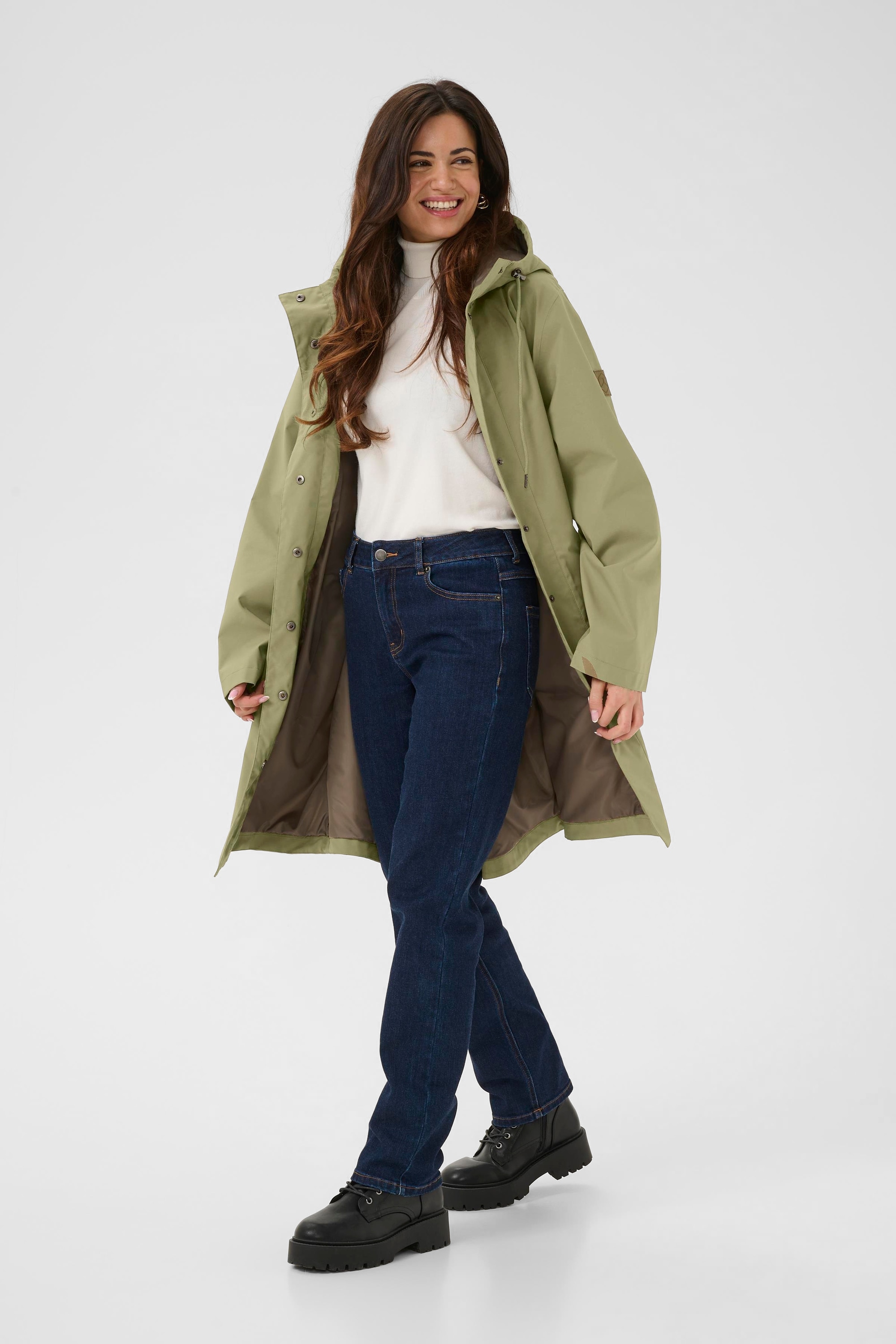 KAFFE Wintermantel »Damen Jacke KAennie«