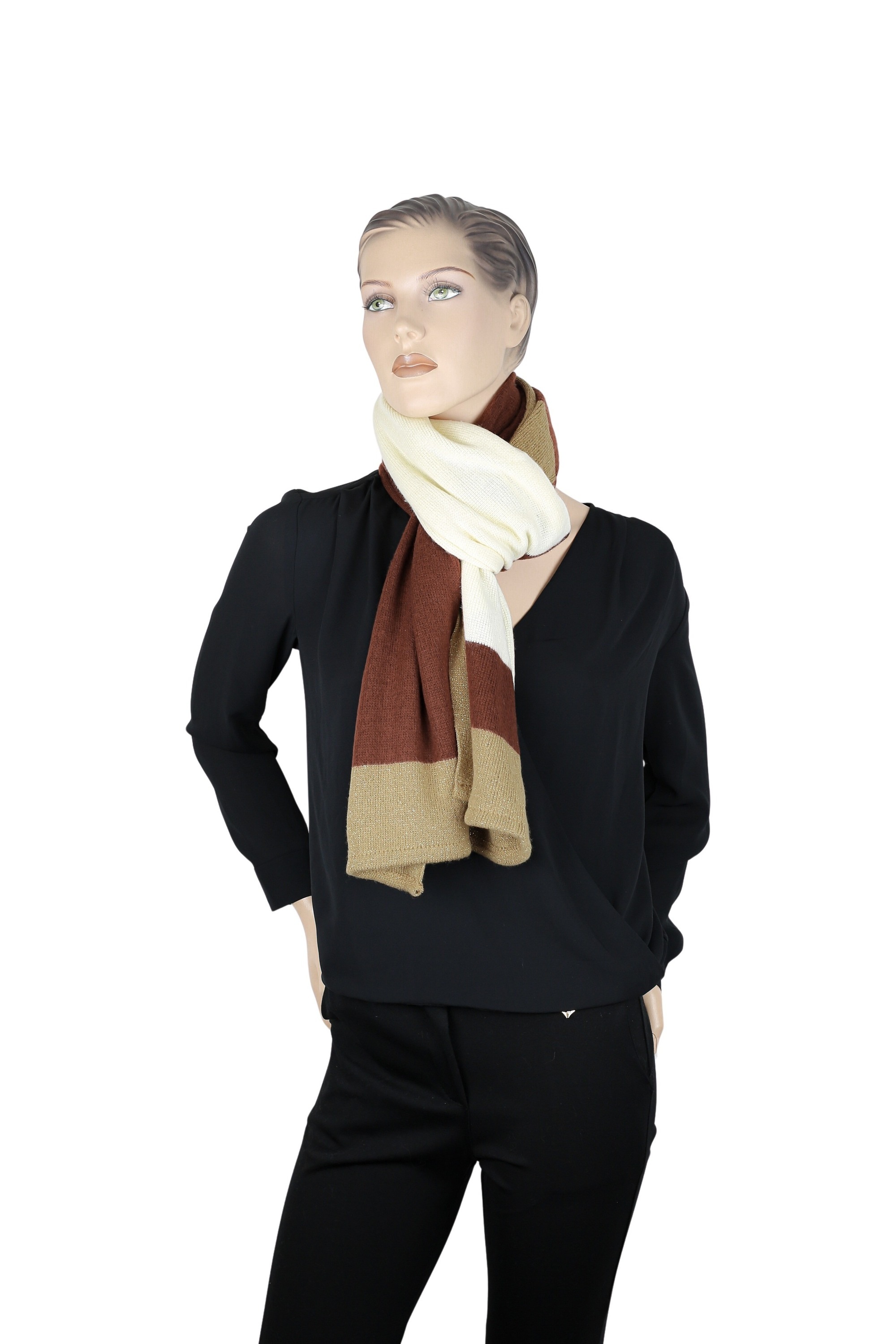 COLLEZIONE ALESSANDRO Strickschal »Schimmer«, leicht glitzernd, Made in Italy