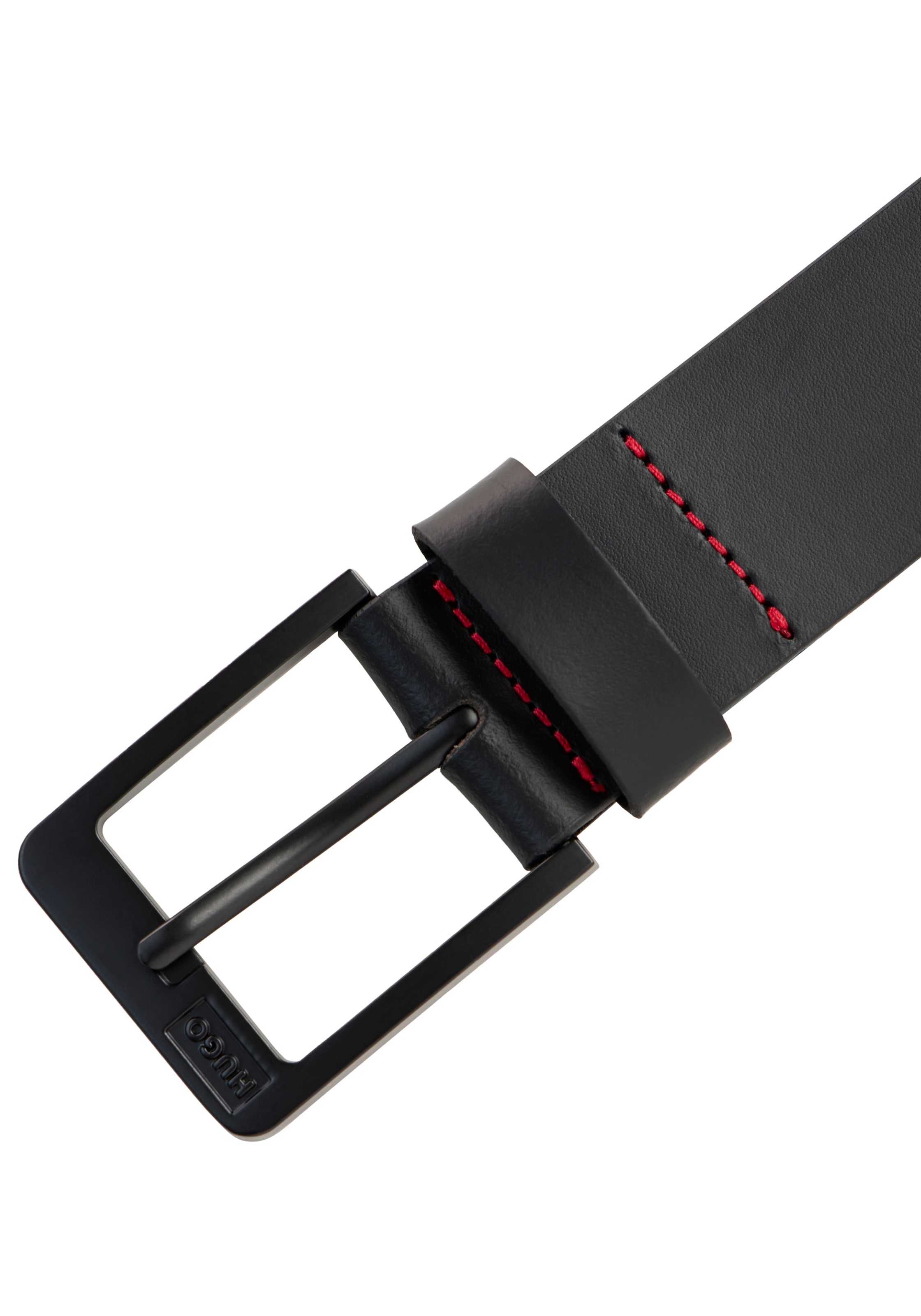HUGO Ledergürtel »Grover Sz35« mit Logoprägung auf der Schließe