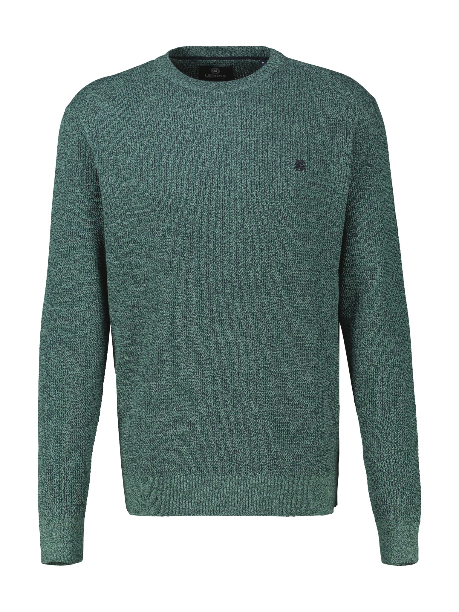 LERROS Strickpullover, mit Logo-Stickerei und in Struktur-Optik