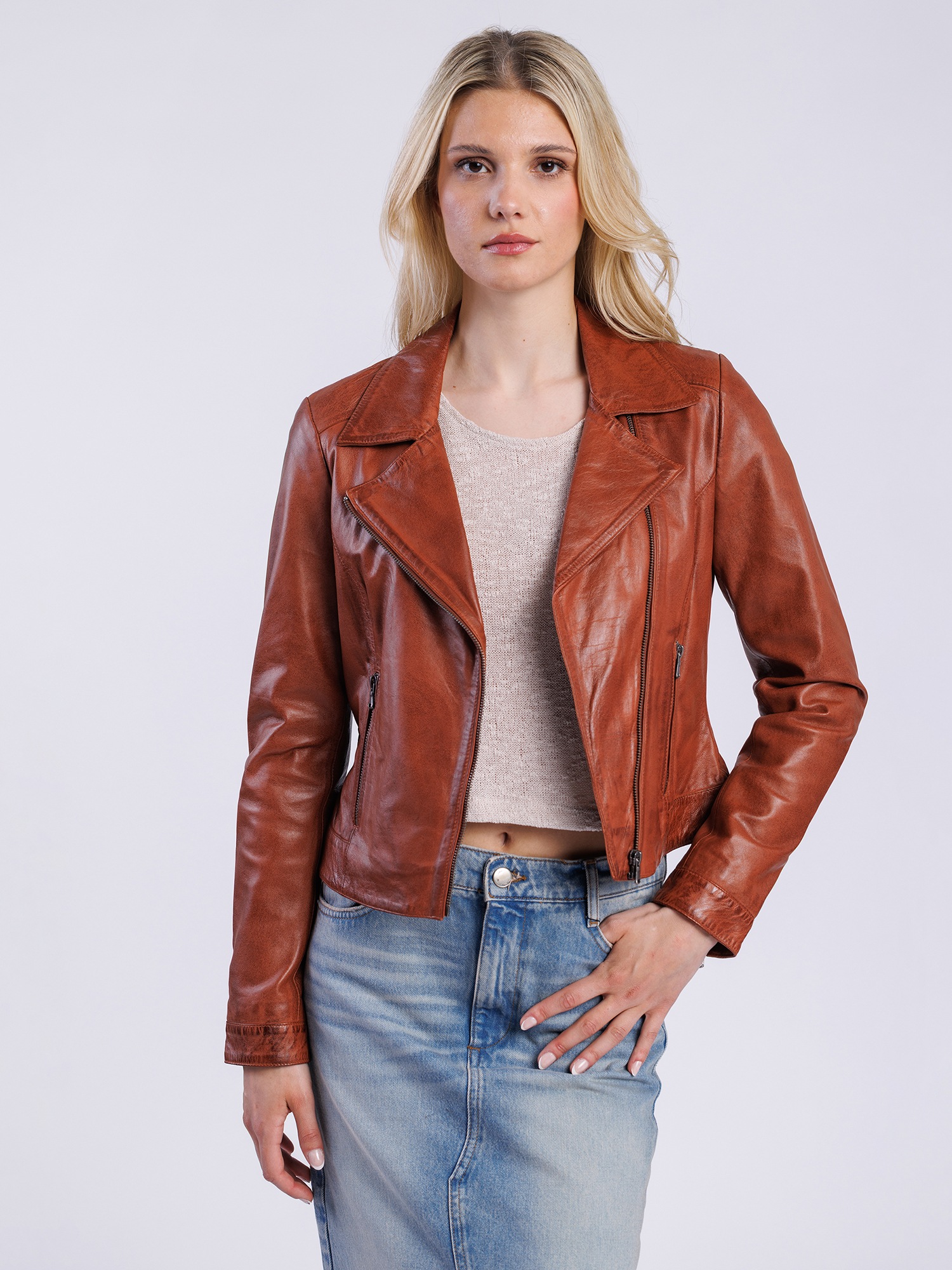 Freaky Nation Lederjacke "Runa-FN NYC" günstig online kaufen