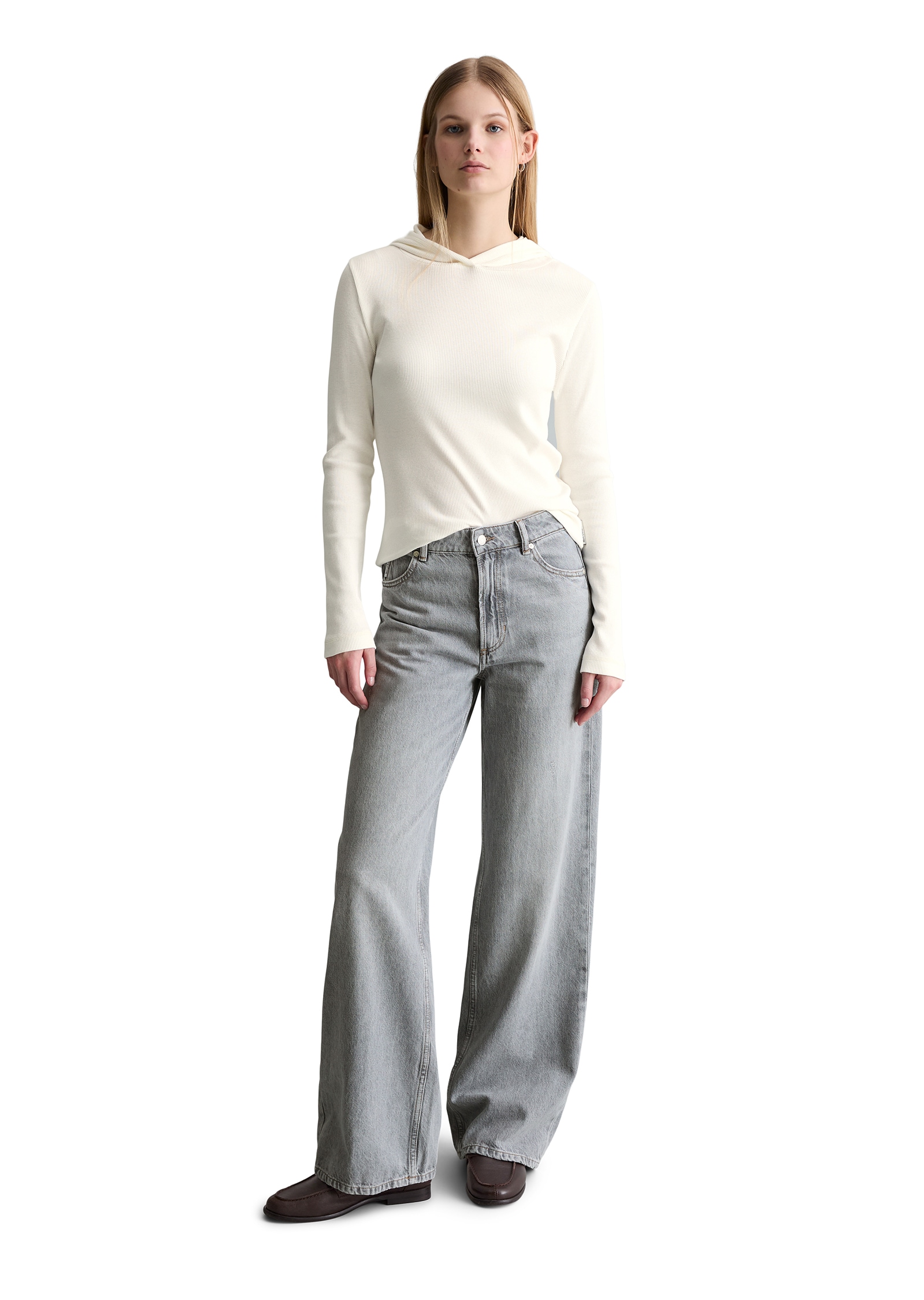 Marc O'Polo DENIM Weite Jeans »aus Bio-Baumwolle ohne Stretch«