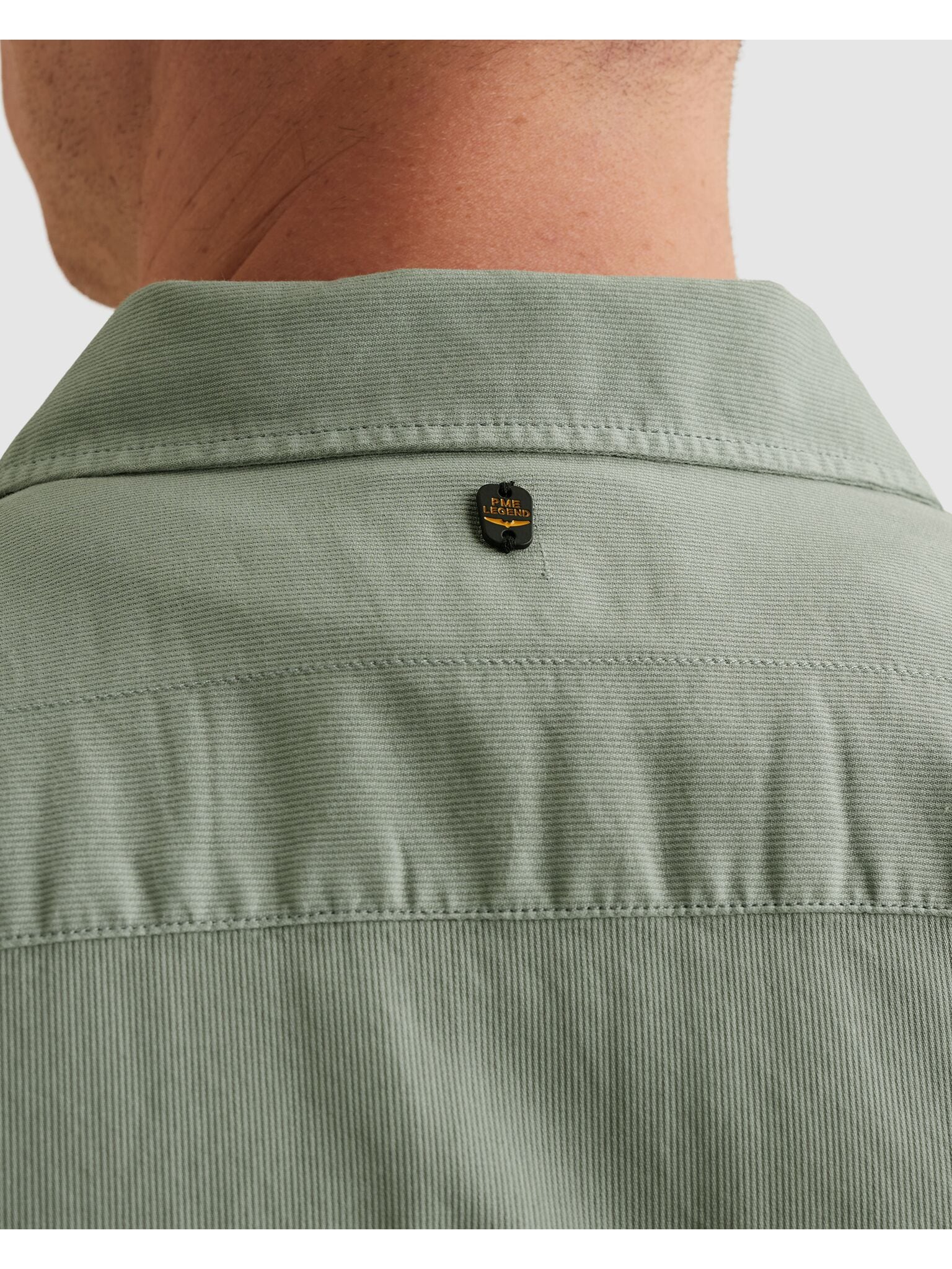 PME LEGEND Kurzarmhemd »Short Sleeve Shirt Ctn Bedford garment dye« Garment dye- Färbung