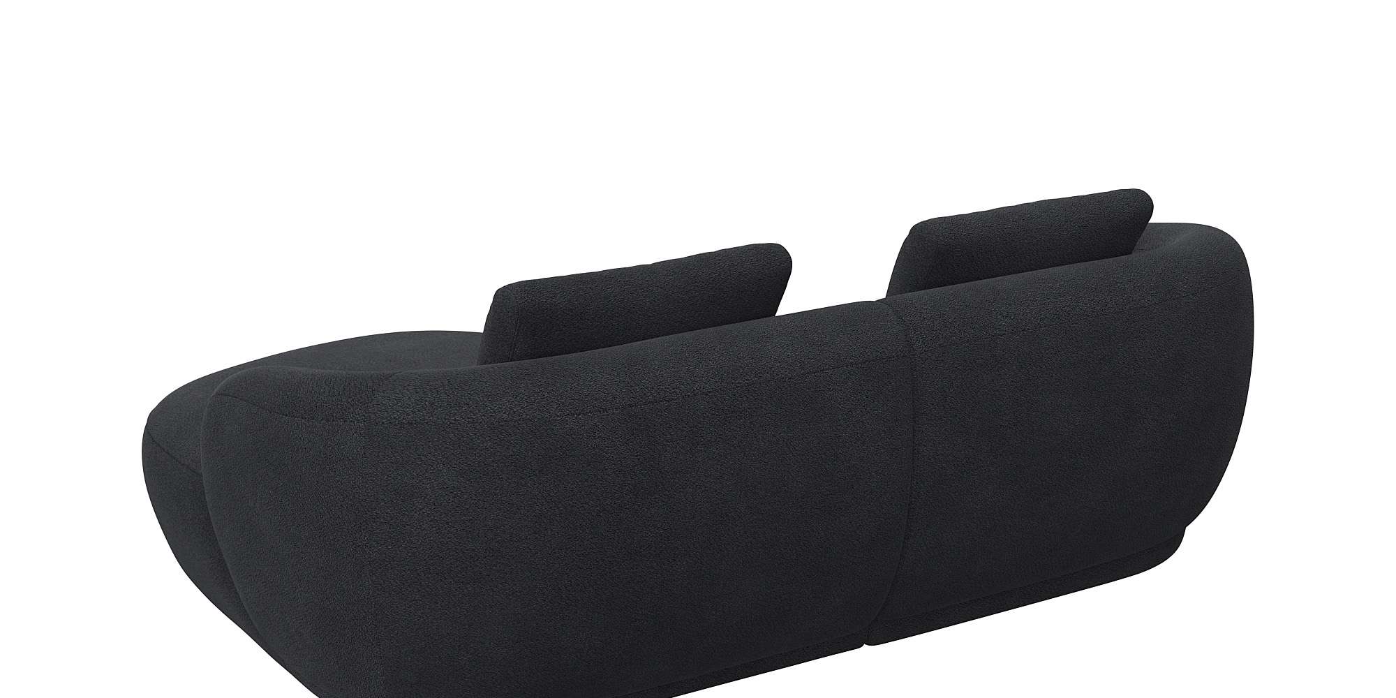 Thumbnail - FLEXLUX Wohnlandschaft "Torino, rund, L-Form, Sofa-Ecke mit Recamiere, Longchair-Sofa", Modernes, organisches Sofa-Desig...