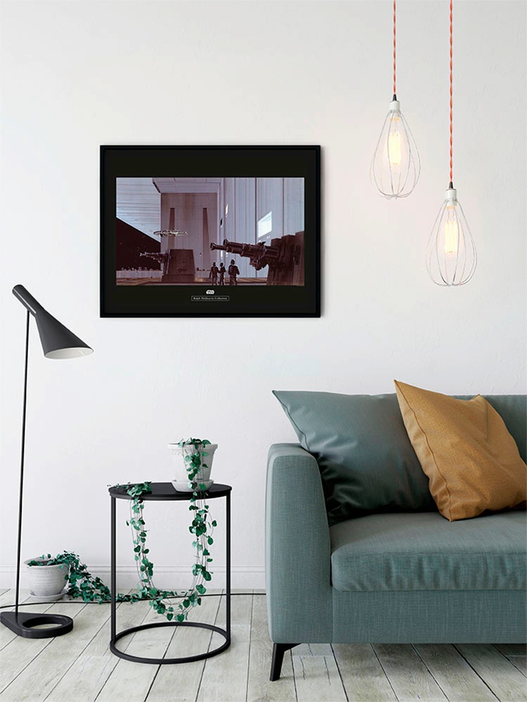 Komar Bild »Star Wars Classic RMQ Death Star Hangar« Star Wars 1 Stk. tlg. Wandbild zur Dekoration im Kinderzimmer - ohne Rahmen