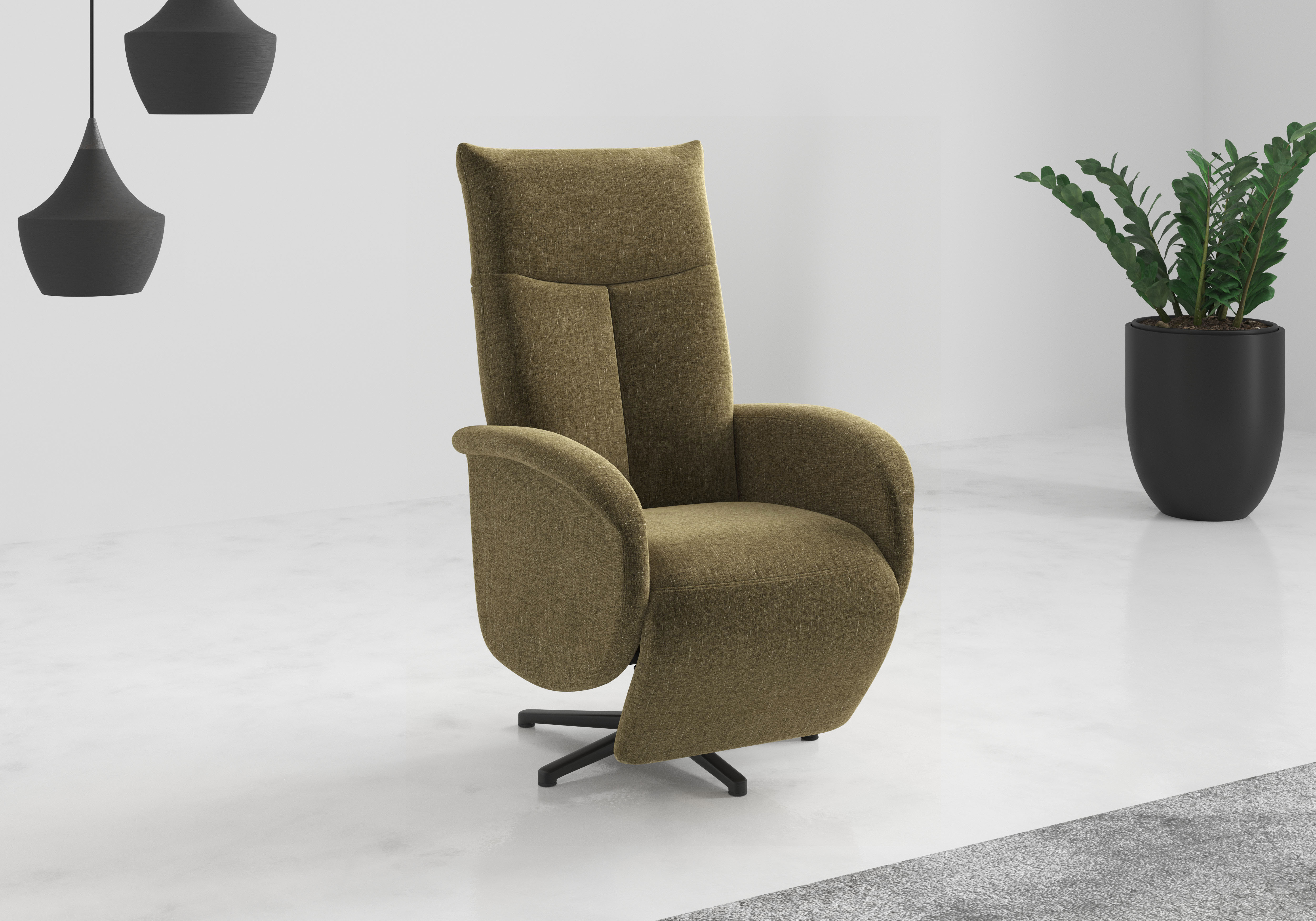 sit&more "Juma, inkl. Drehfunktion & Kopfteilverstellung" Höhe Armlehne 64 cm, wahlweise mit Aufstehhilfe, 2 Motoren und Akku
