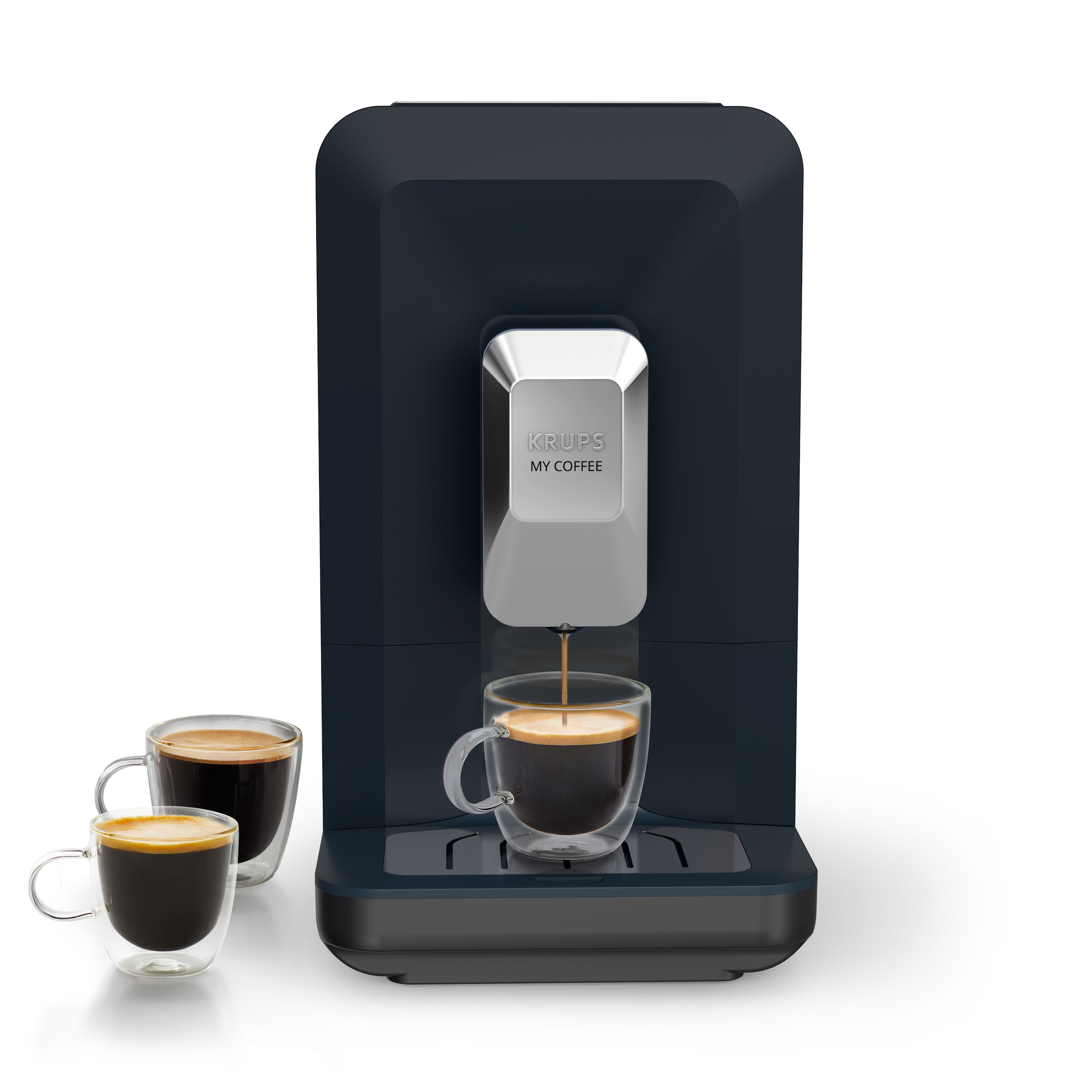 Krups Kaffeevollautomat »EA2004 My Coffee« super-kompakt, 3 Rezepte, Touchpanel, einfache Reinigung und Pflege